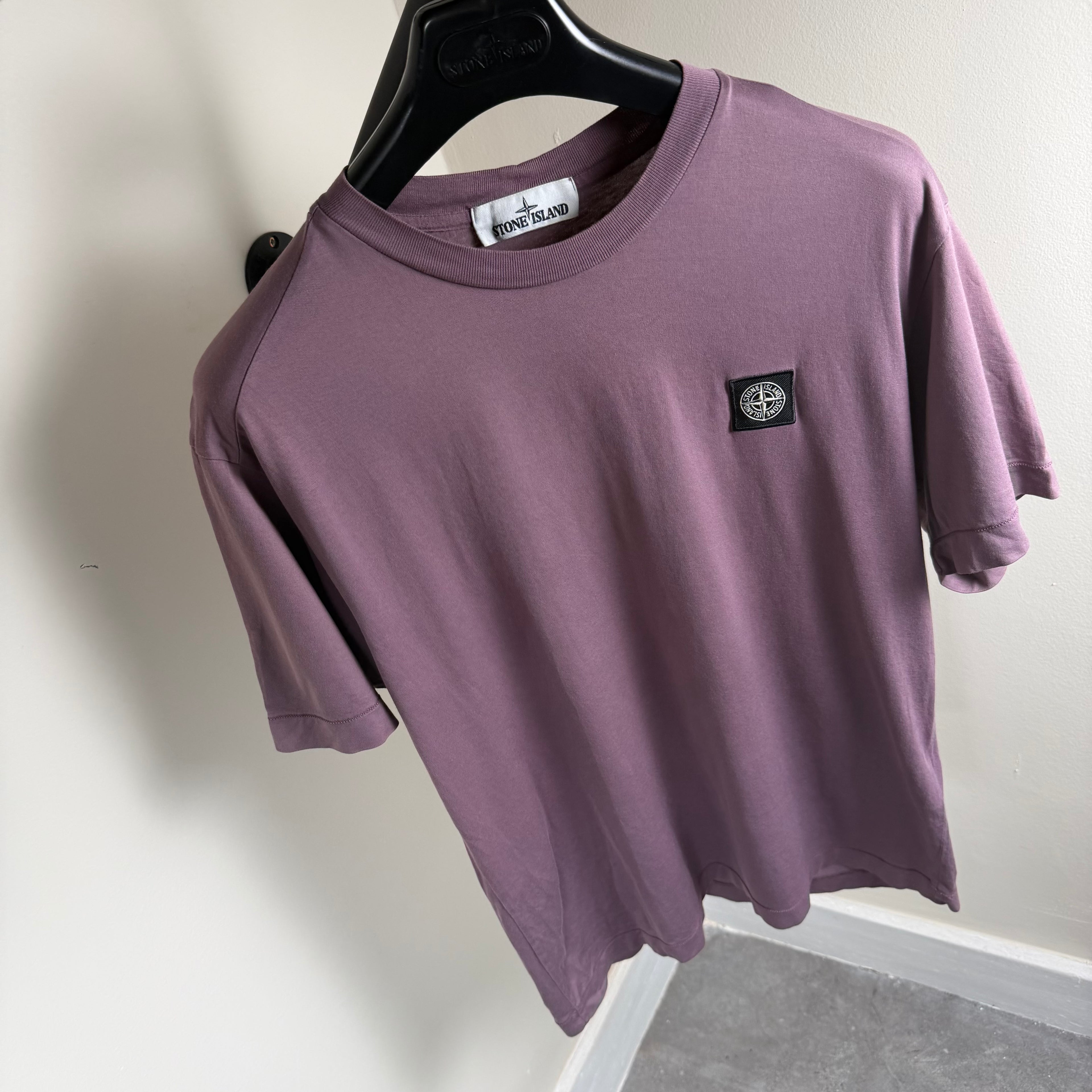 Stone Island Compass Maroon T-Shirt - Medium 19.5’’