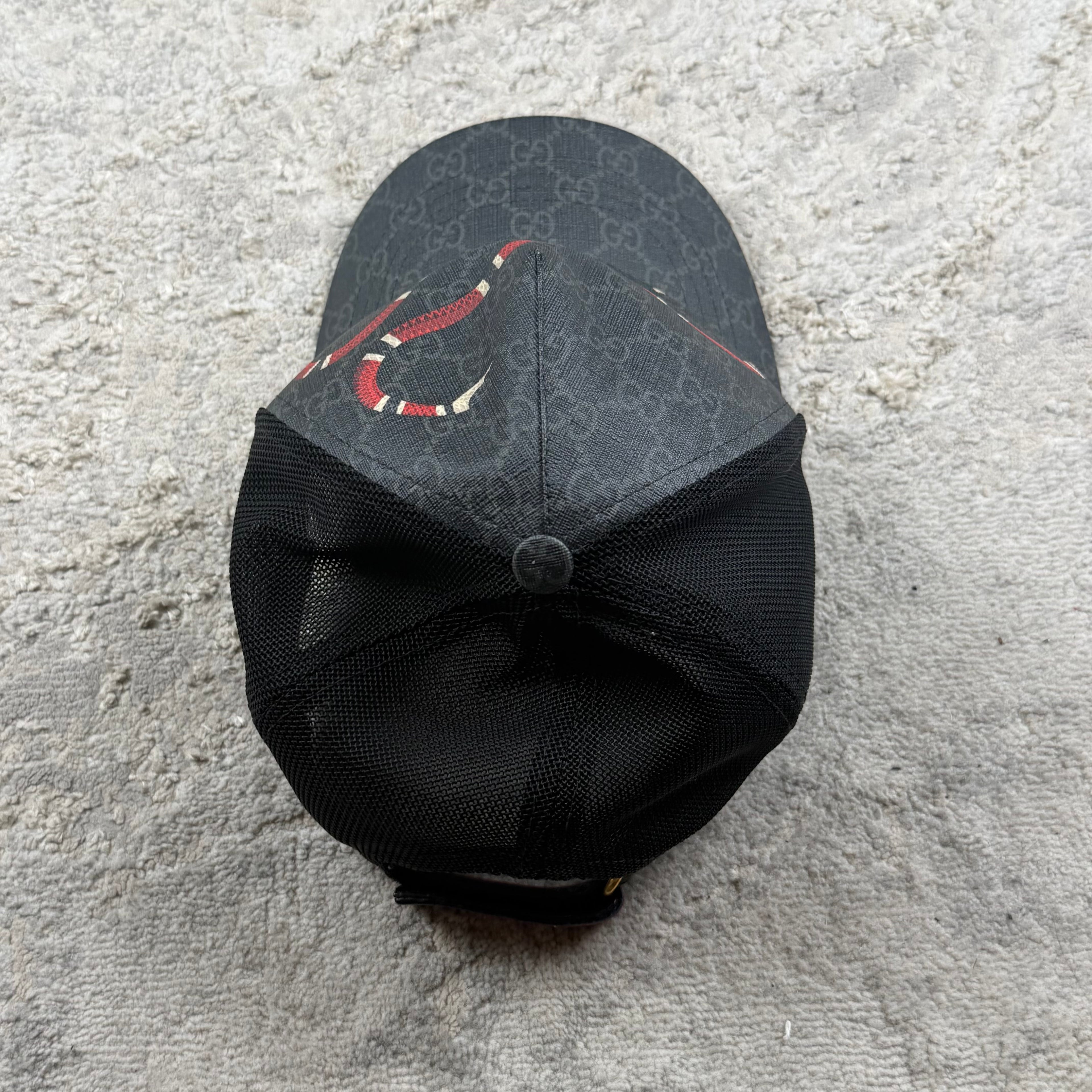 Gucci Kingsnake GG Canvas Hat - Large (59cm)