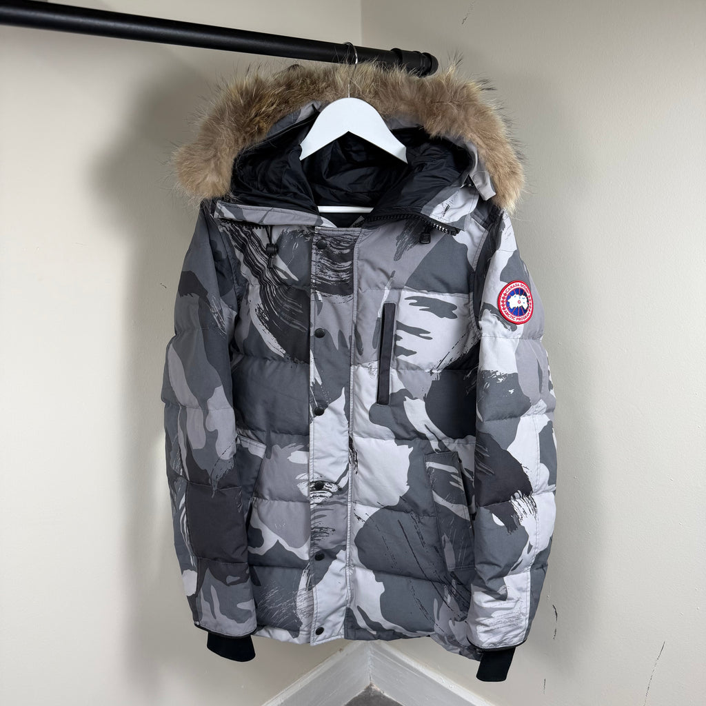Canada Goose Grey Camo Carson Parka - Small 20.5’’