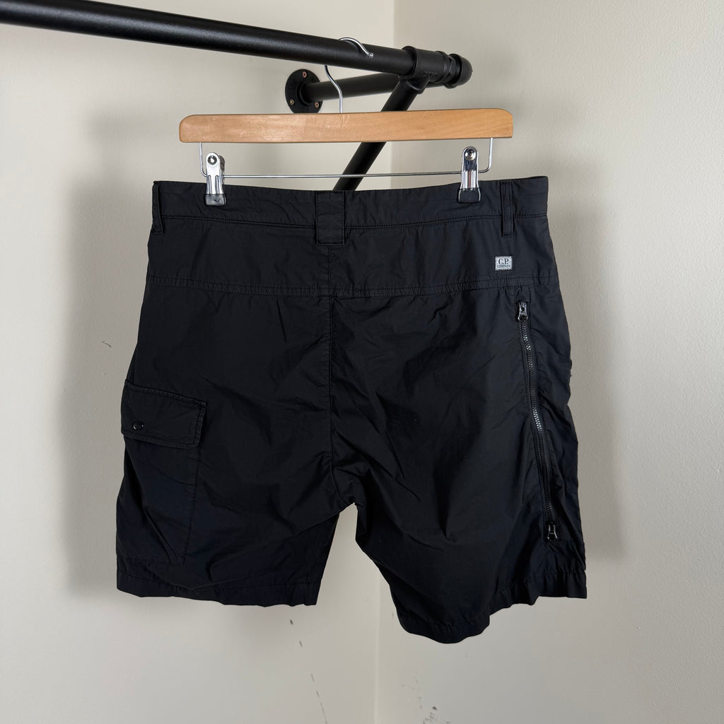 C.P Company Lens Cargo Shorts Black - 46 (32w)