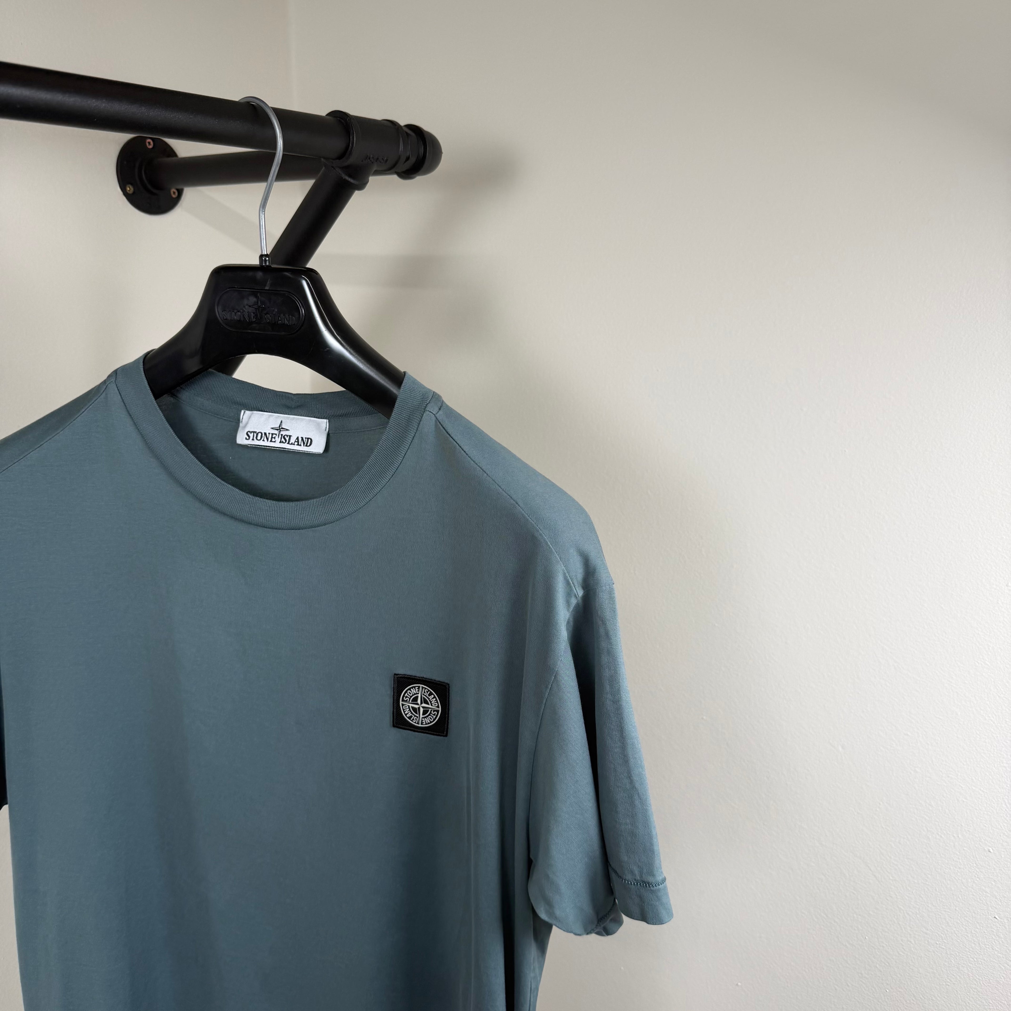 Stone Island Compass Cyan T-Shirt - Medium 20’’