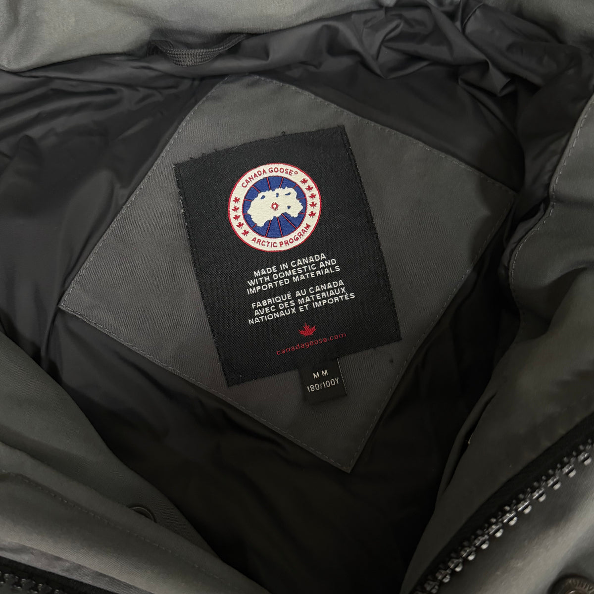 Canada Goose Grey Wyndham Parka - Medium 22’’