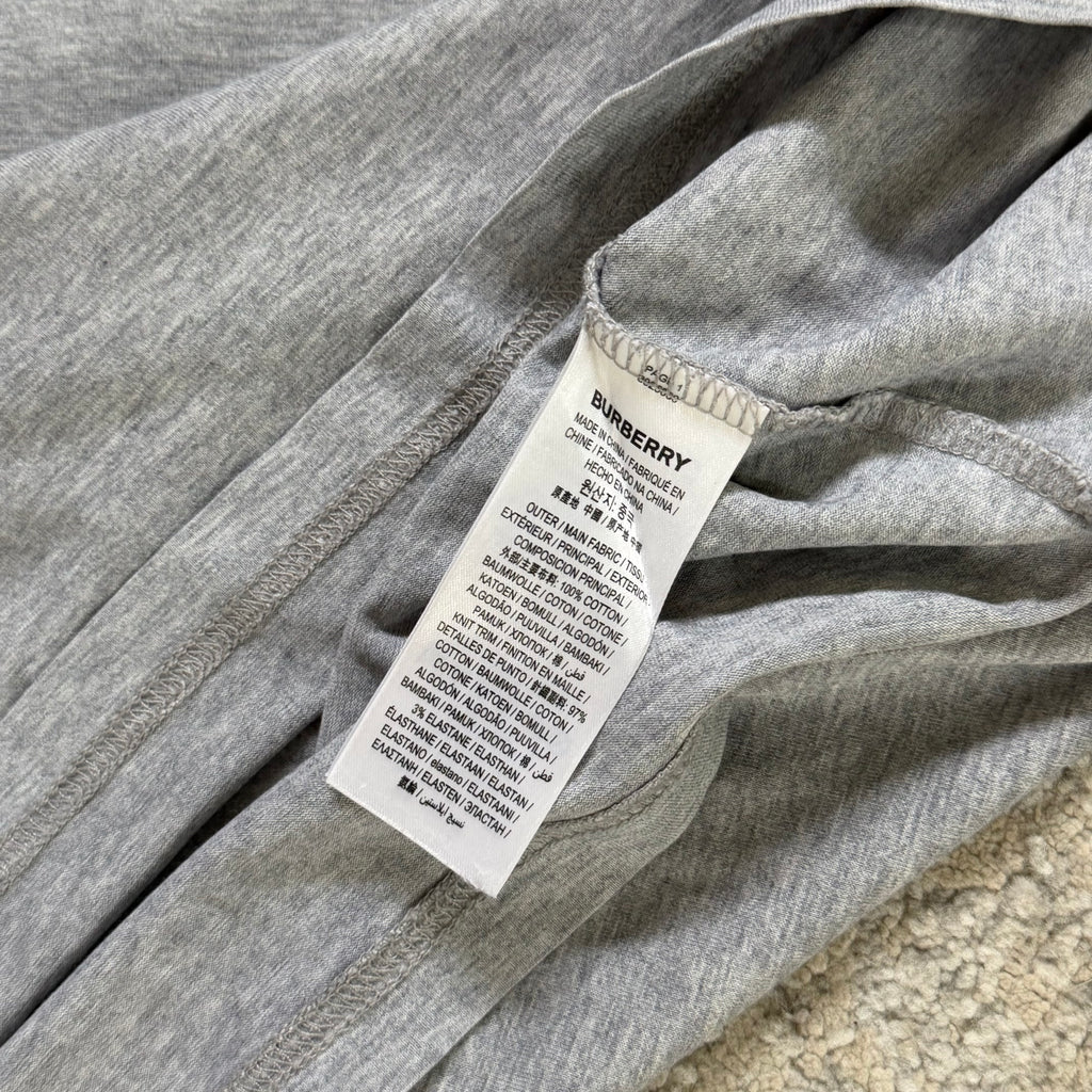 Burberry Grey TB T-Shirt - Small 19’’