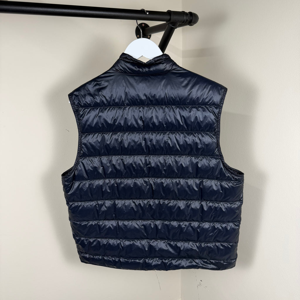 Moncler Gui Navy Gilet - Size 4 (Large 22’’)