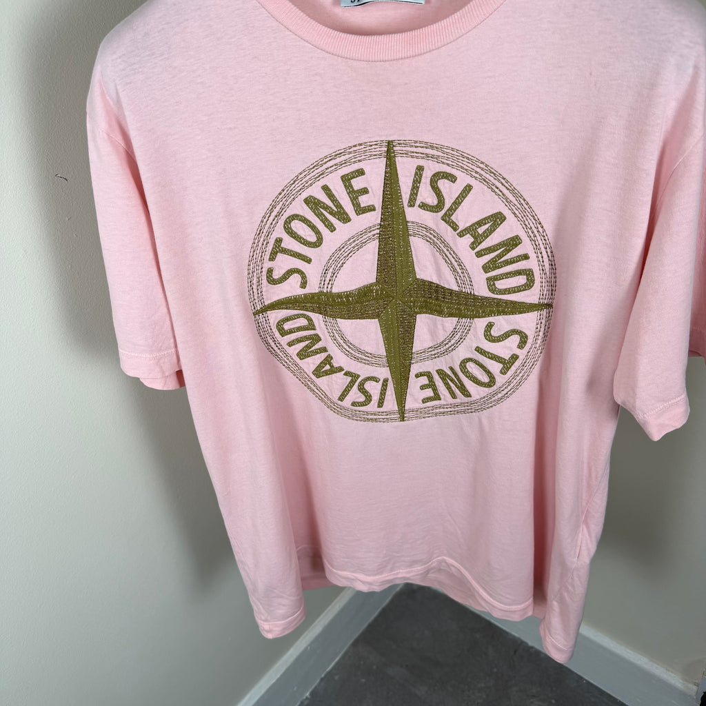 Stone Island Embroidered T-Shirt - Medium 21’’