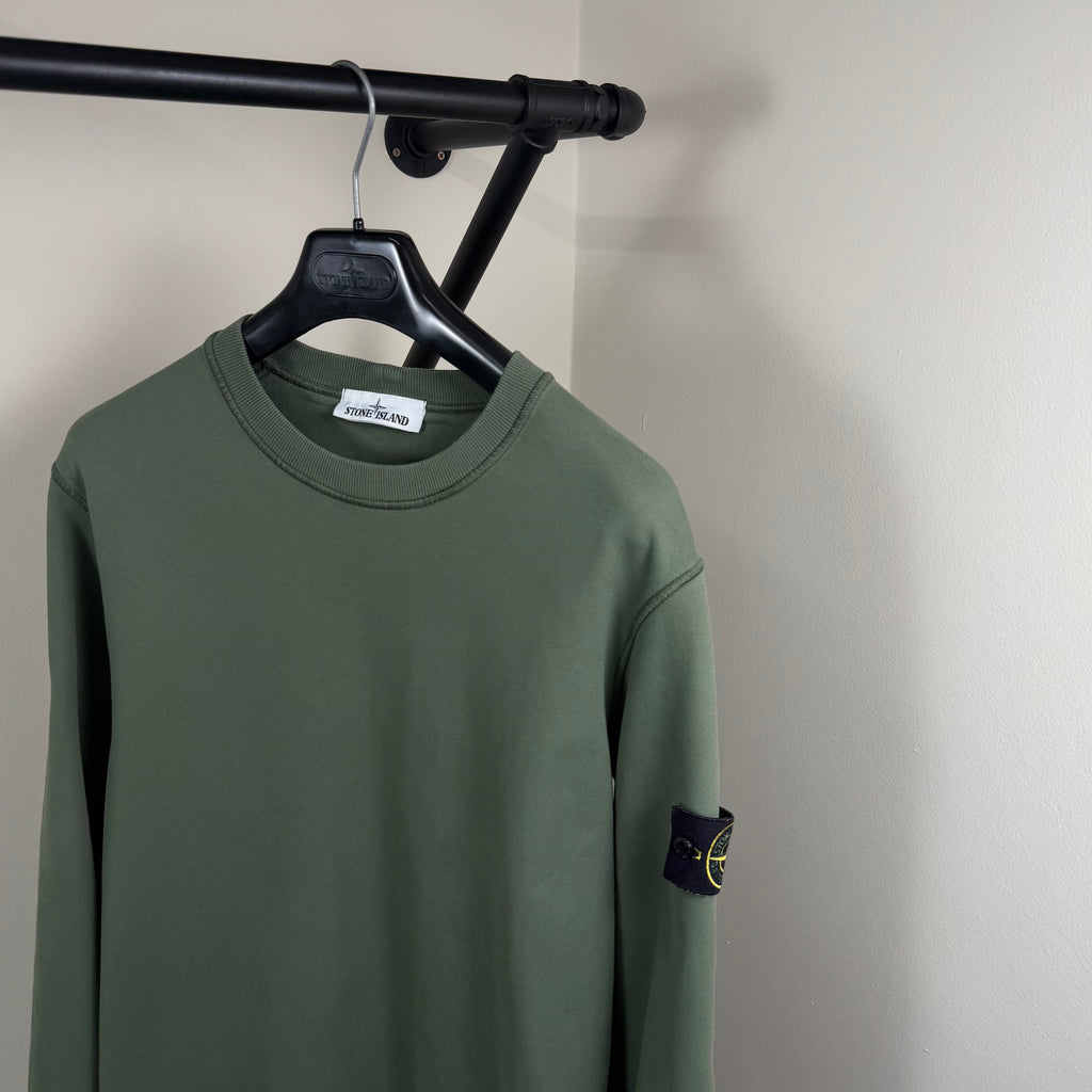 Stone Island Sage Green Crewneck - Large 23.5’’