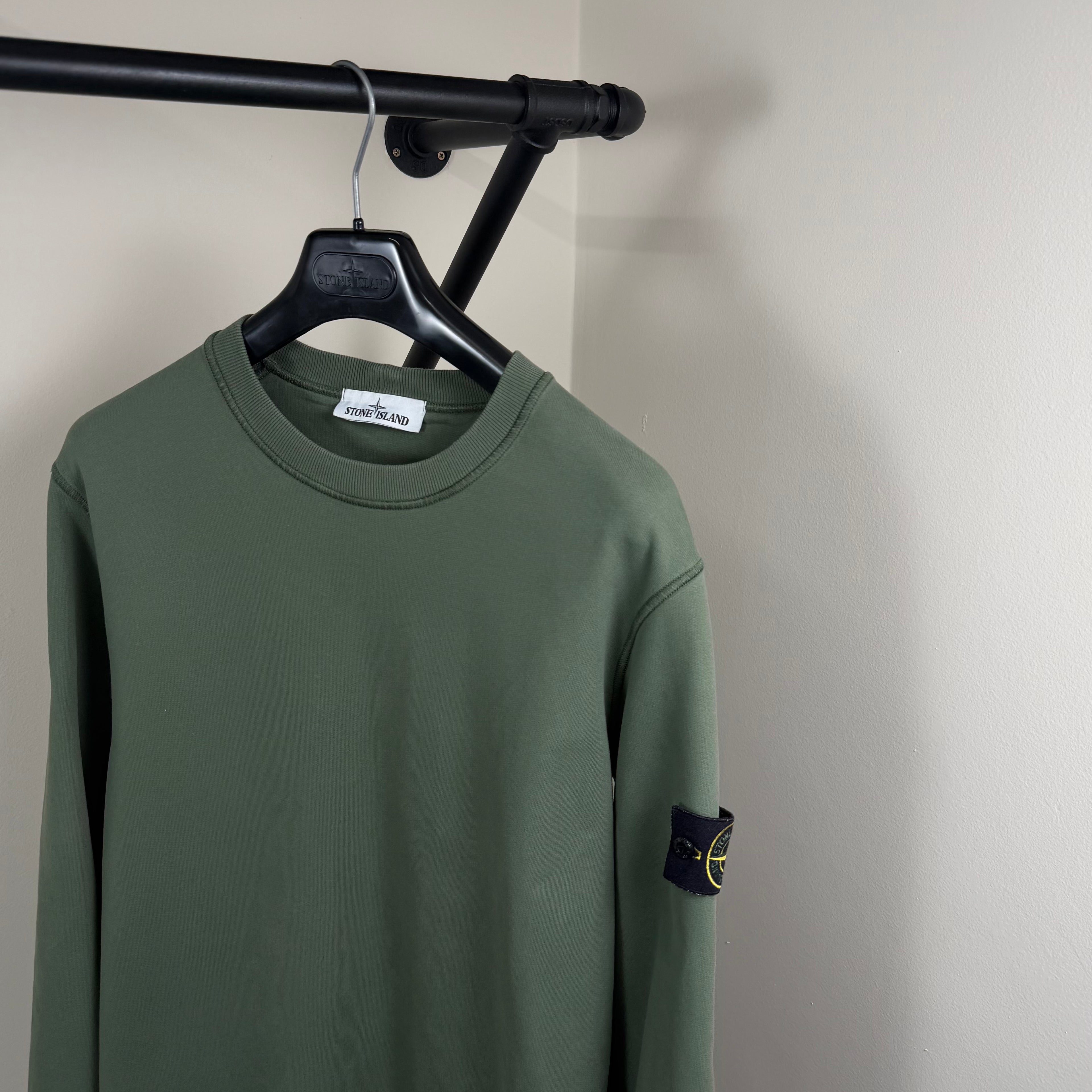 Stone Island Sage Green Crewneck - Large 23.5’’