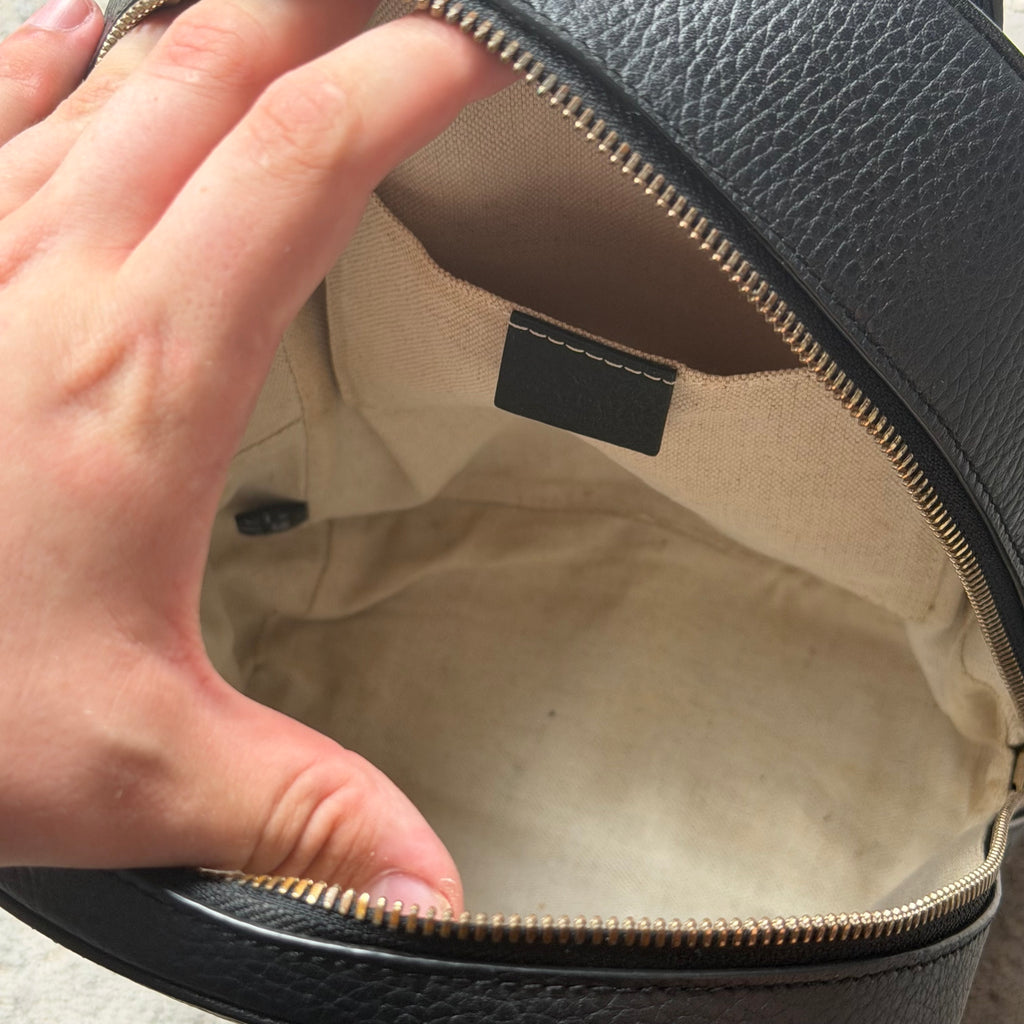 Gucci Black Leather Women’s Backpack