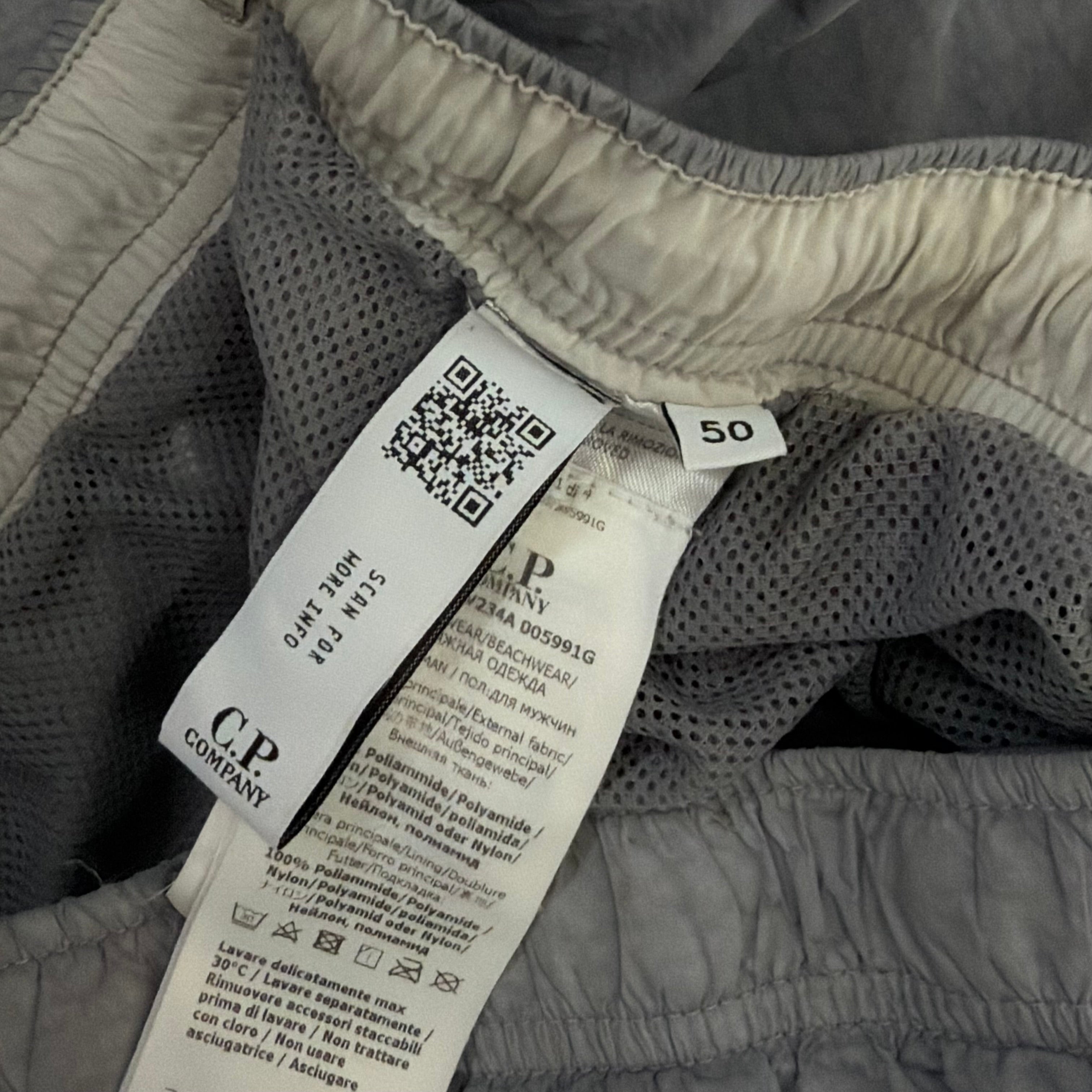 C.P Company Grey Lens Swimming Shorts - Large (50)