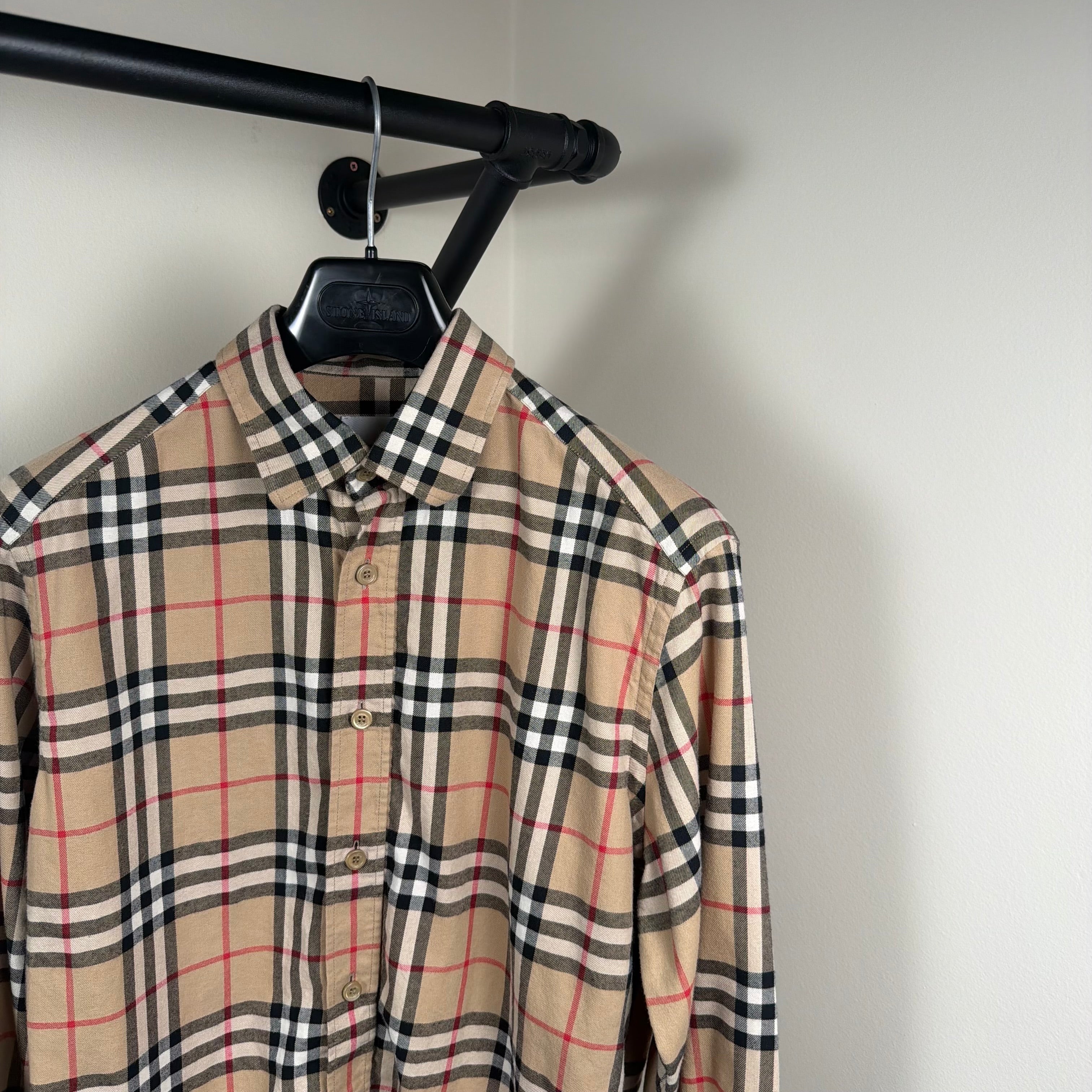 Burberry Nova Check Button Up Shirt - Medium 21.5’’
