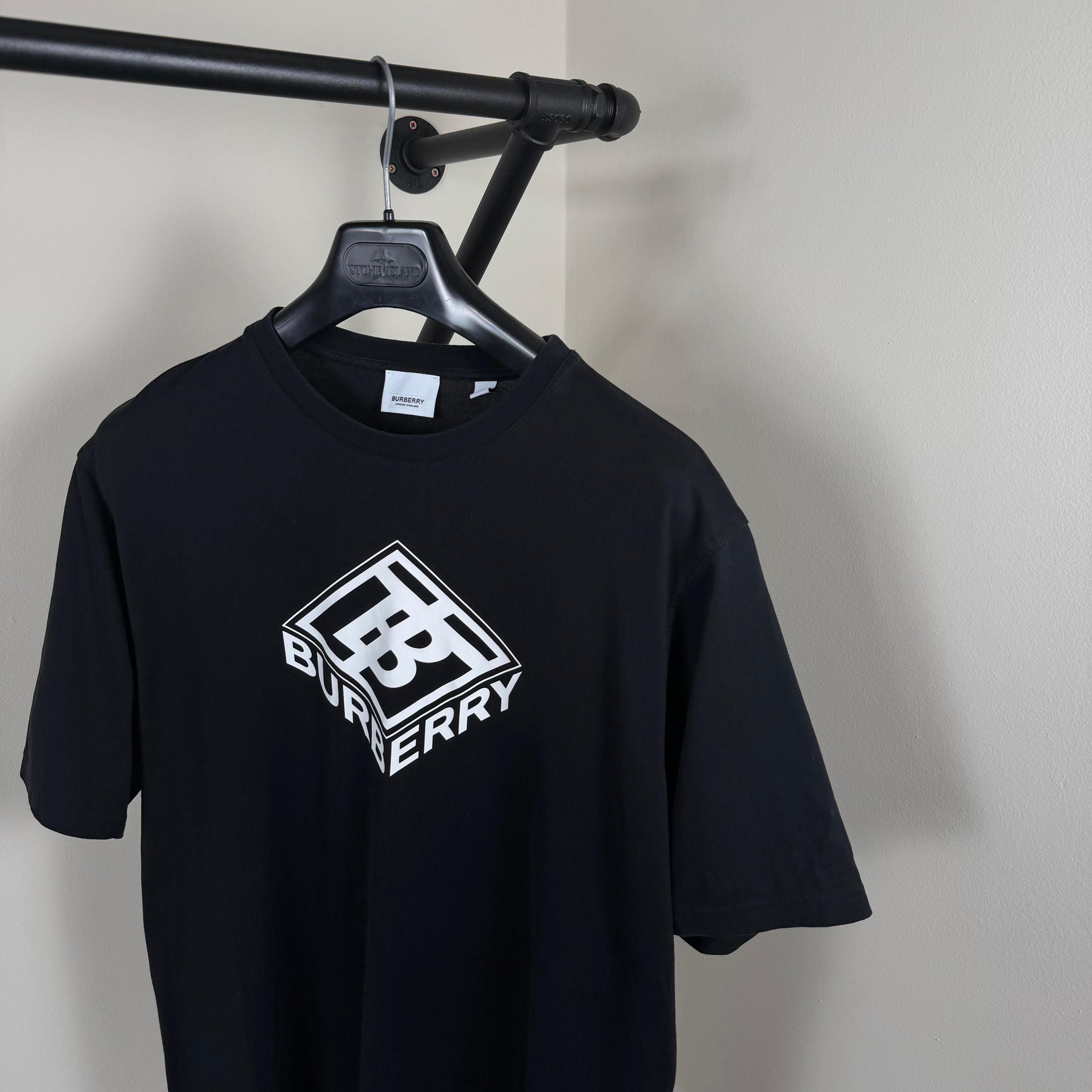Burberry Box Logo Print T-Shirt Black 21’’
