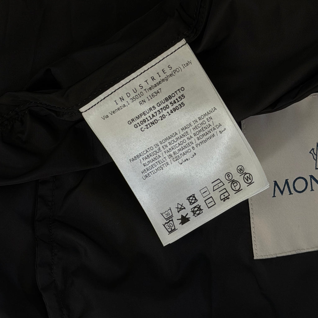 Moncler Grimpeurs Giubbotto Black - Size 7 (XXL/XXXL 27’’)