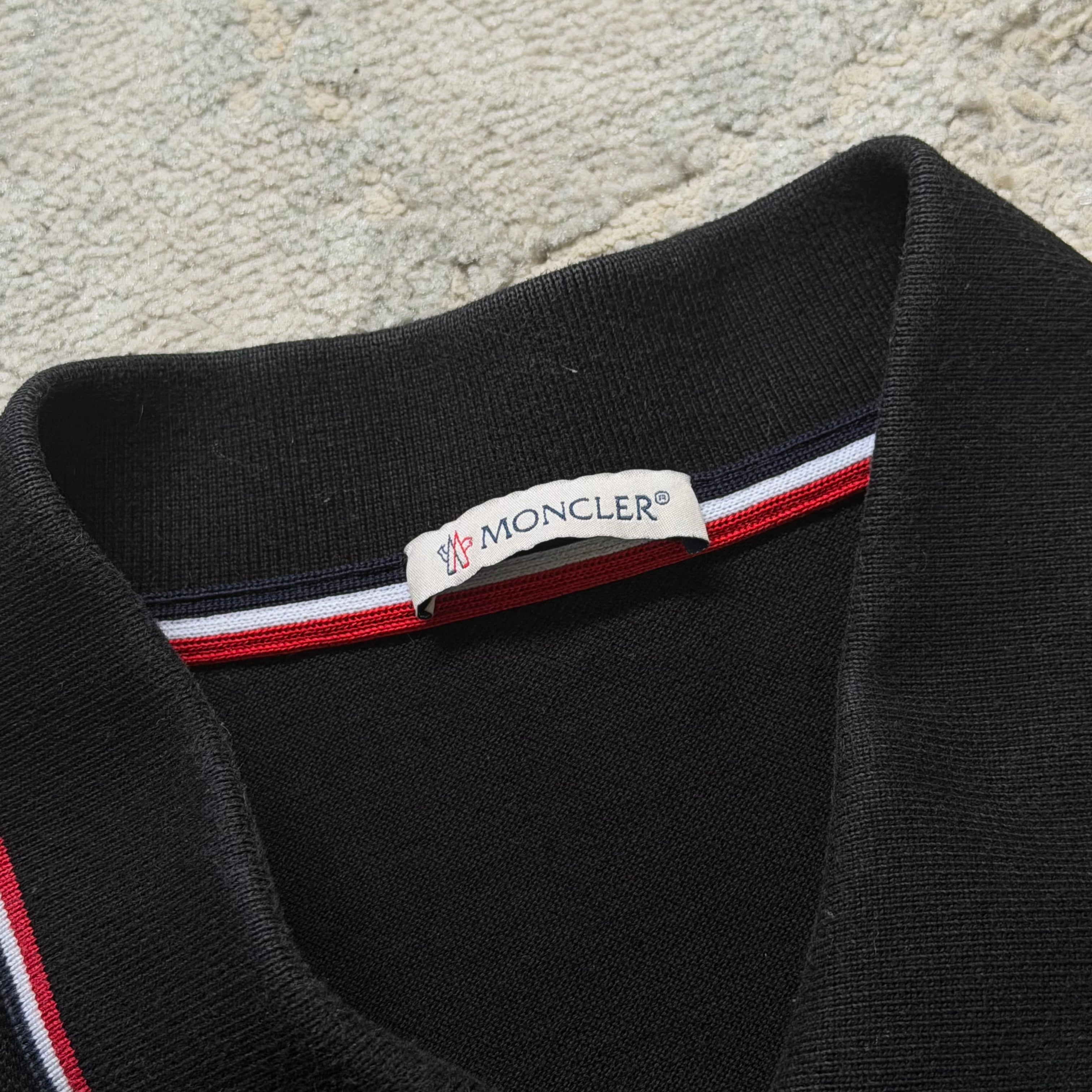 Moncler Black Polo Shirt - M/L 21’’