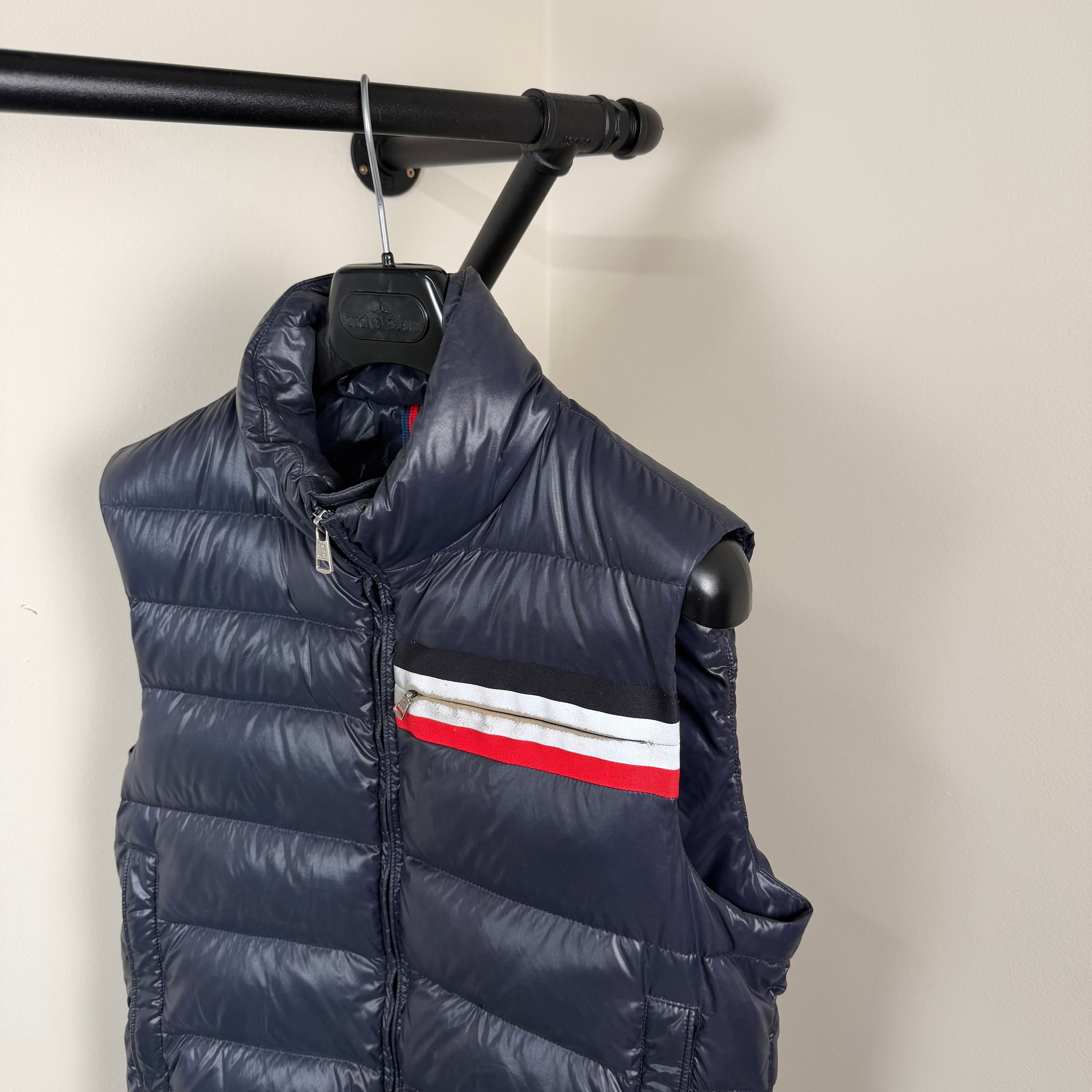 Moncler Parpaillon Navy Gilet - Small (2)