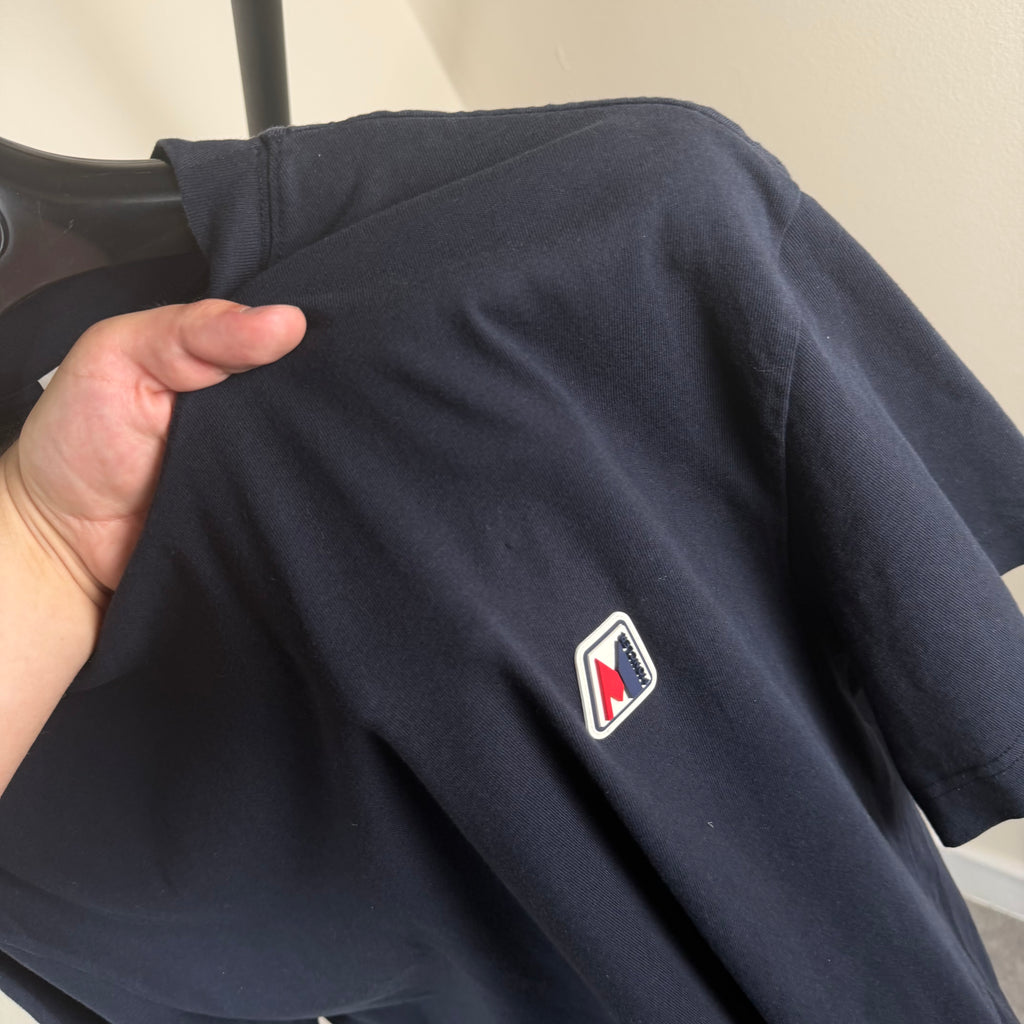 Moncler Navy Logo T-Shirt - Large 22’’