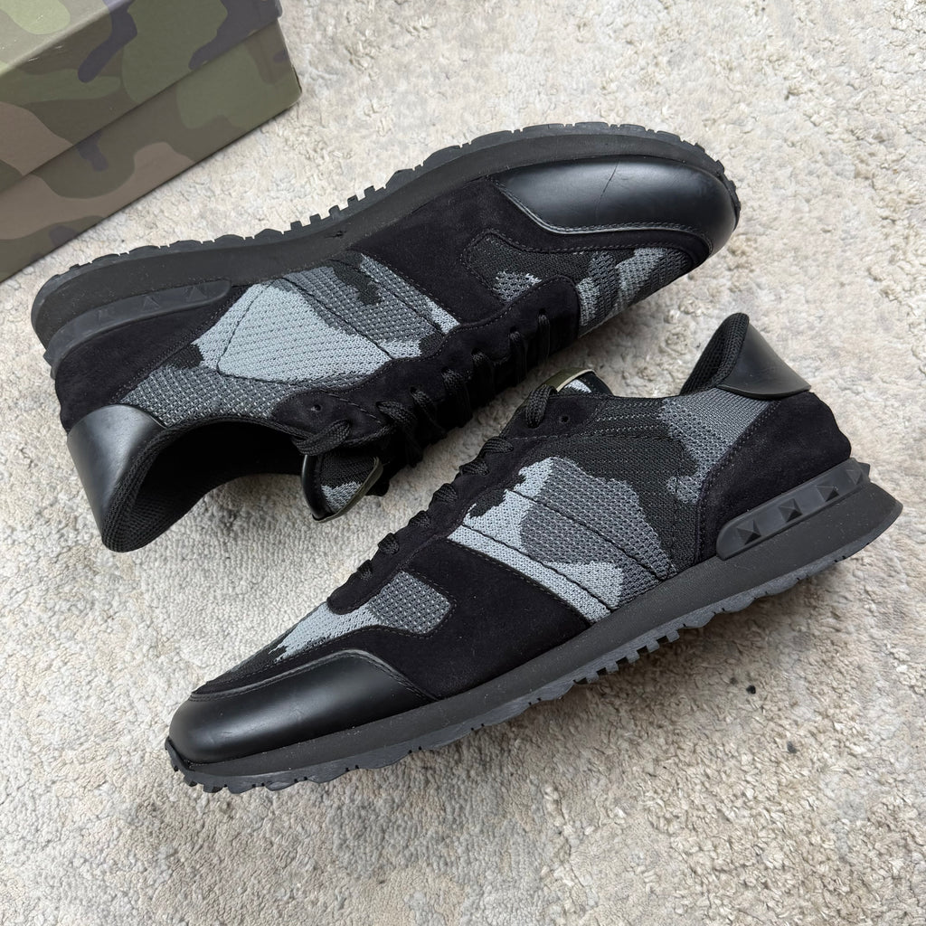 Valentino Garavani Black Camo Trainer’s - Fit 11/11.5UK
