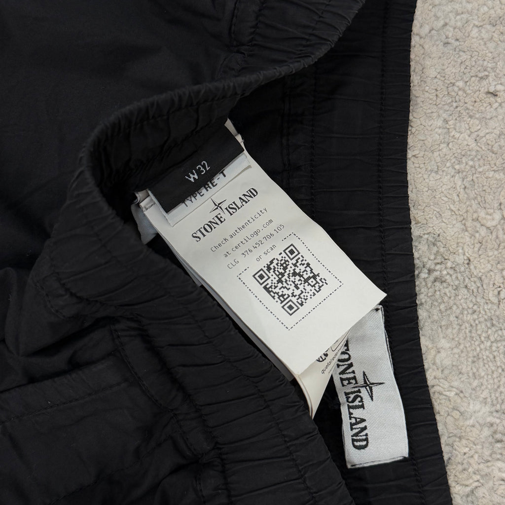 Stone Island Black Cargo Pants - 32W