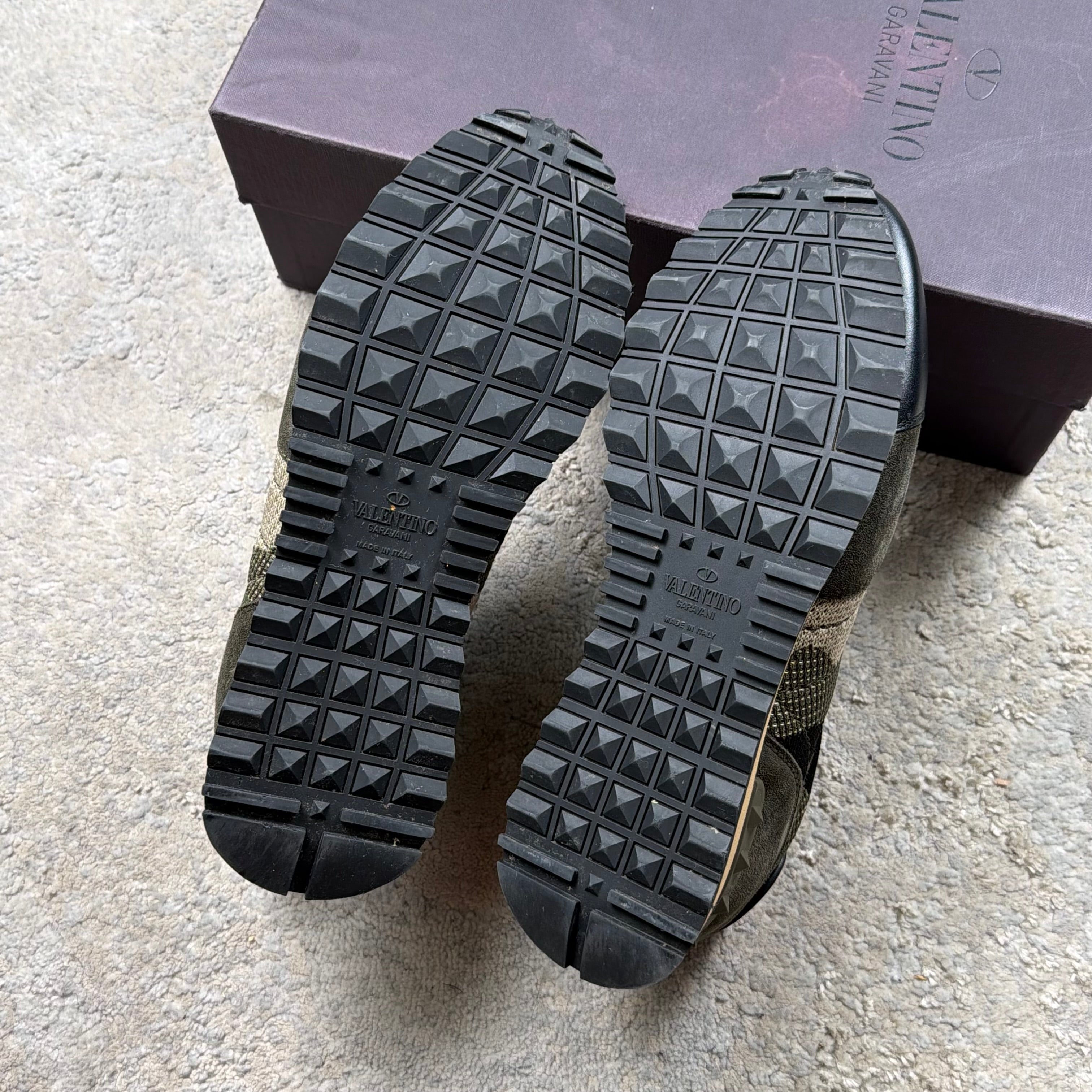 Valentino Garavani Green Camo Trainer’s - 7UK