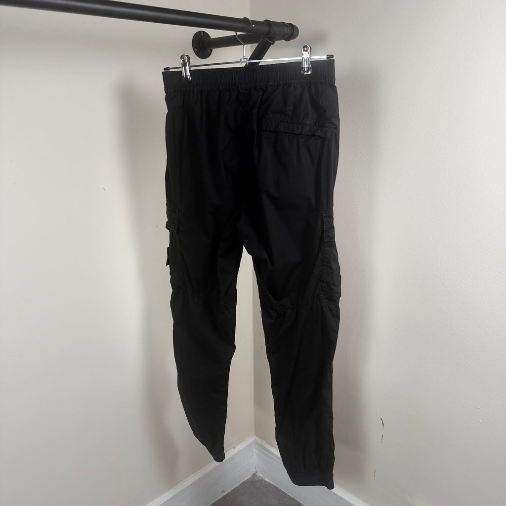 Stone Island Black Cargo Pants - 30W
