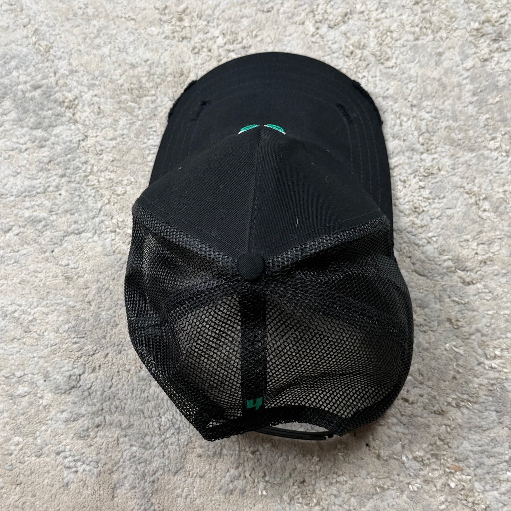 YELIR World Black/Green Trucker Hat