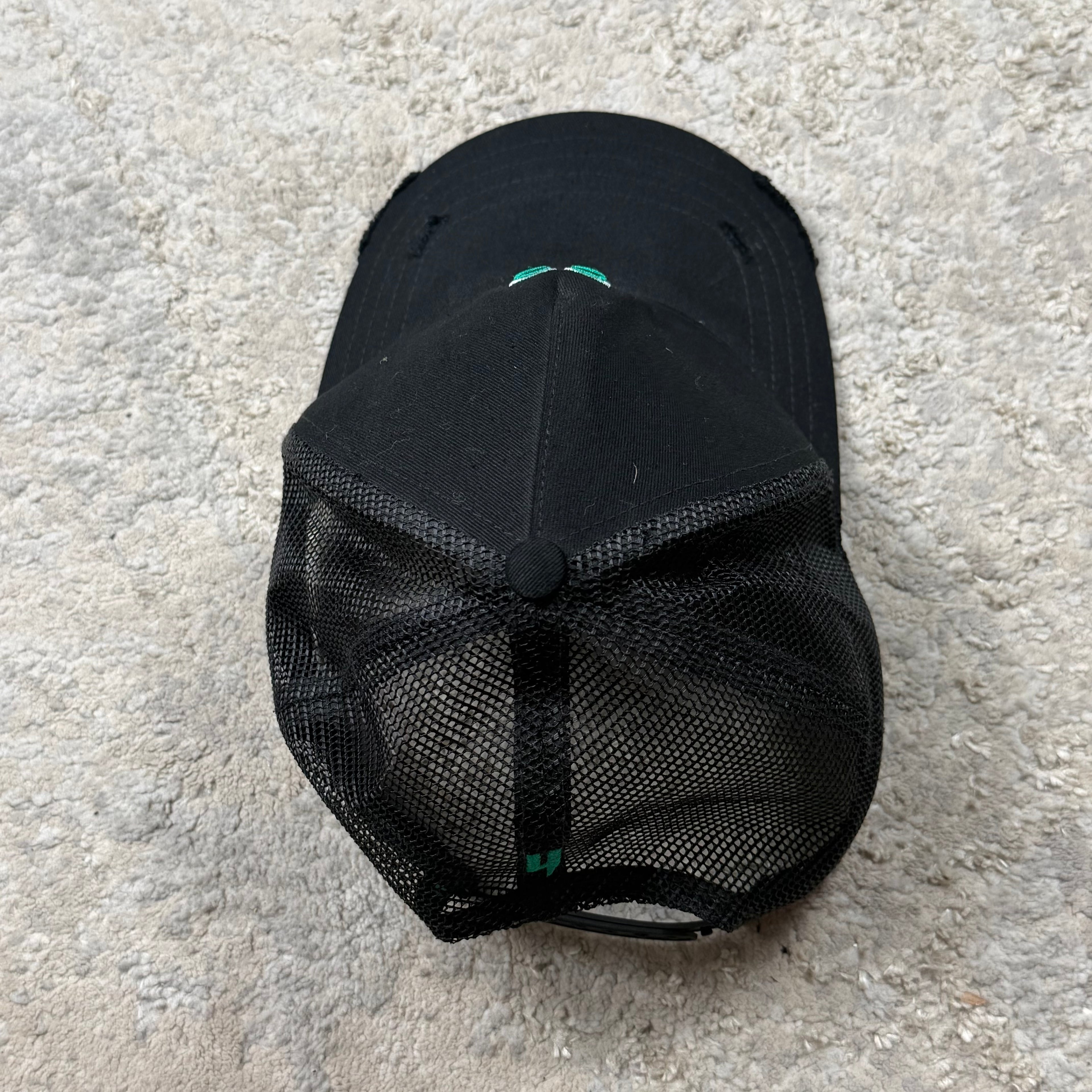 YELIR World Black/Green Trucker Hat