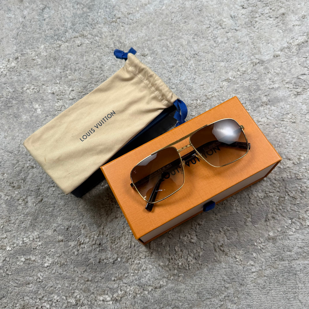 Louis Vuitton Gold Attitude Sunglasses
