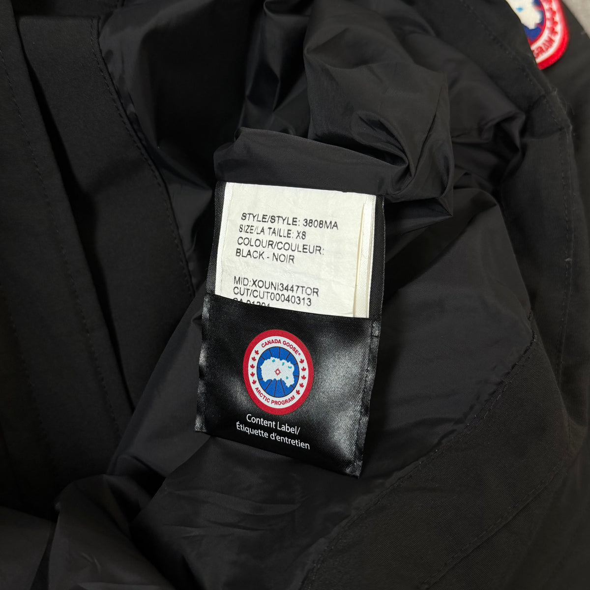 Canada Goose Wyndham Parka Black - XS Fusion 18.5’’