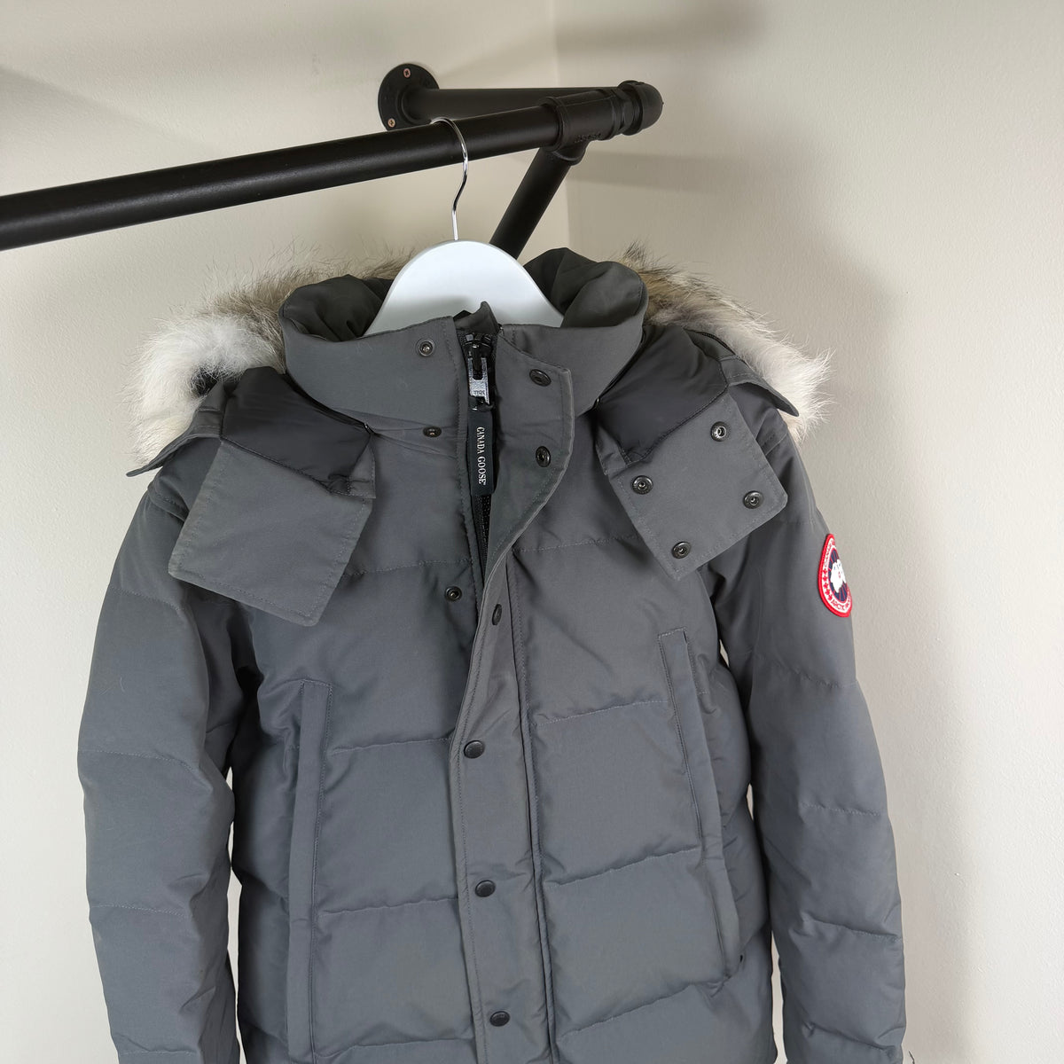 Canada Goose Grey Wyndham Parka - Medium 22’’