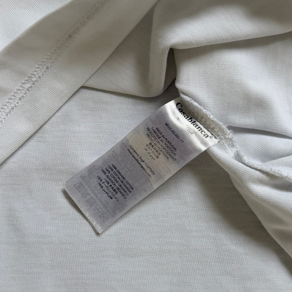 Casablanca White Sport T-Shirt - Small 20’’