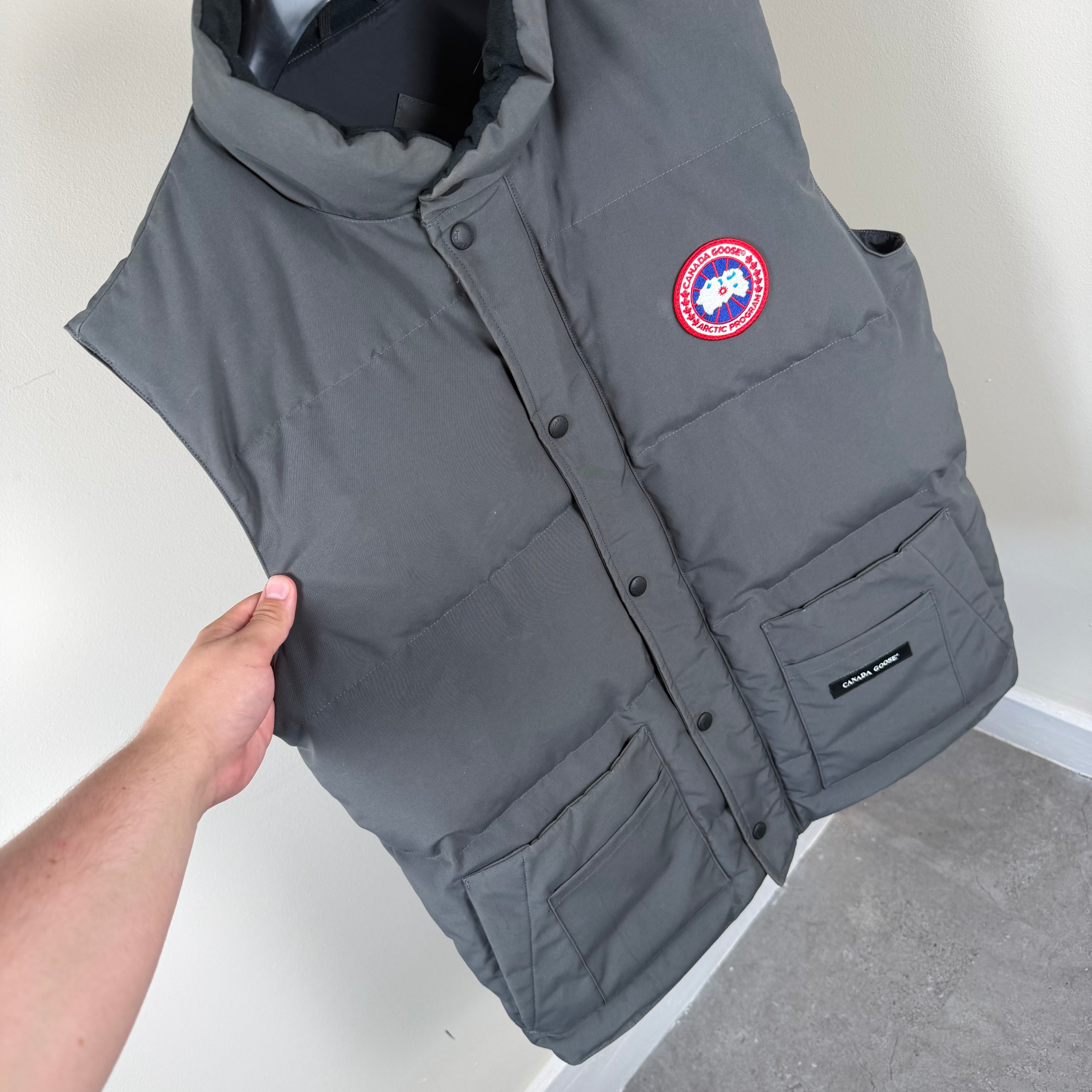 Canada Goose Grey Garson Vest - Large 23’’