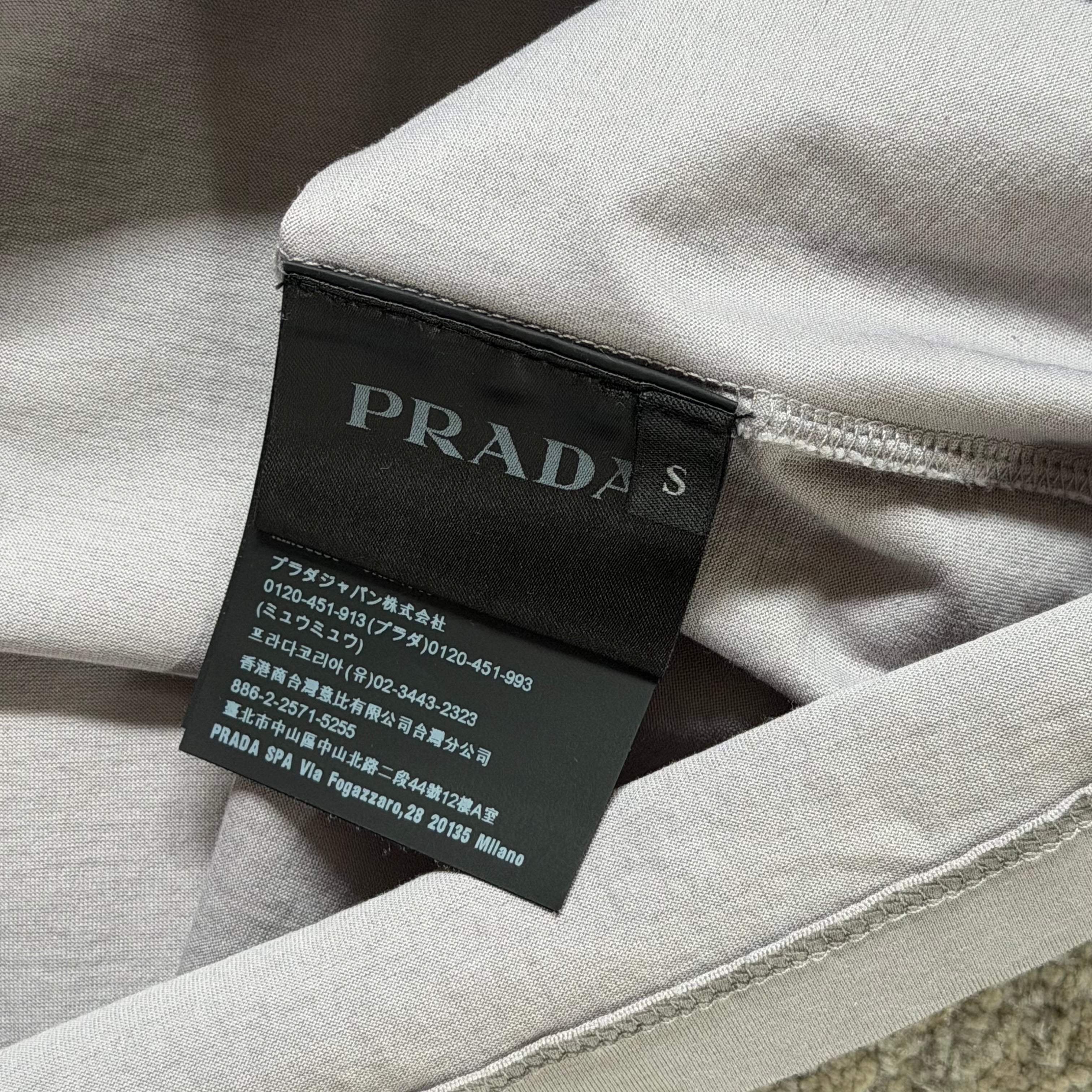 Prada Black Label Grey T-Shirt - Small 19’’