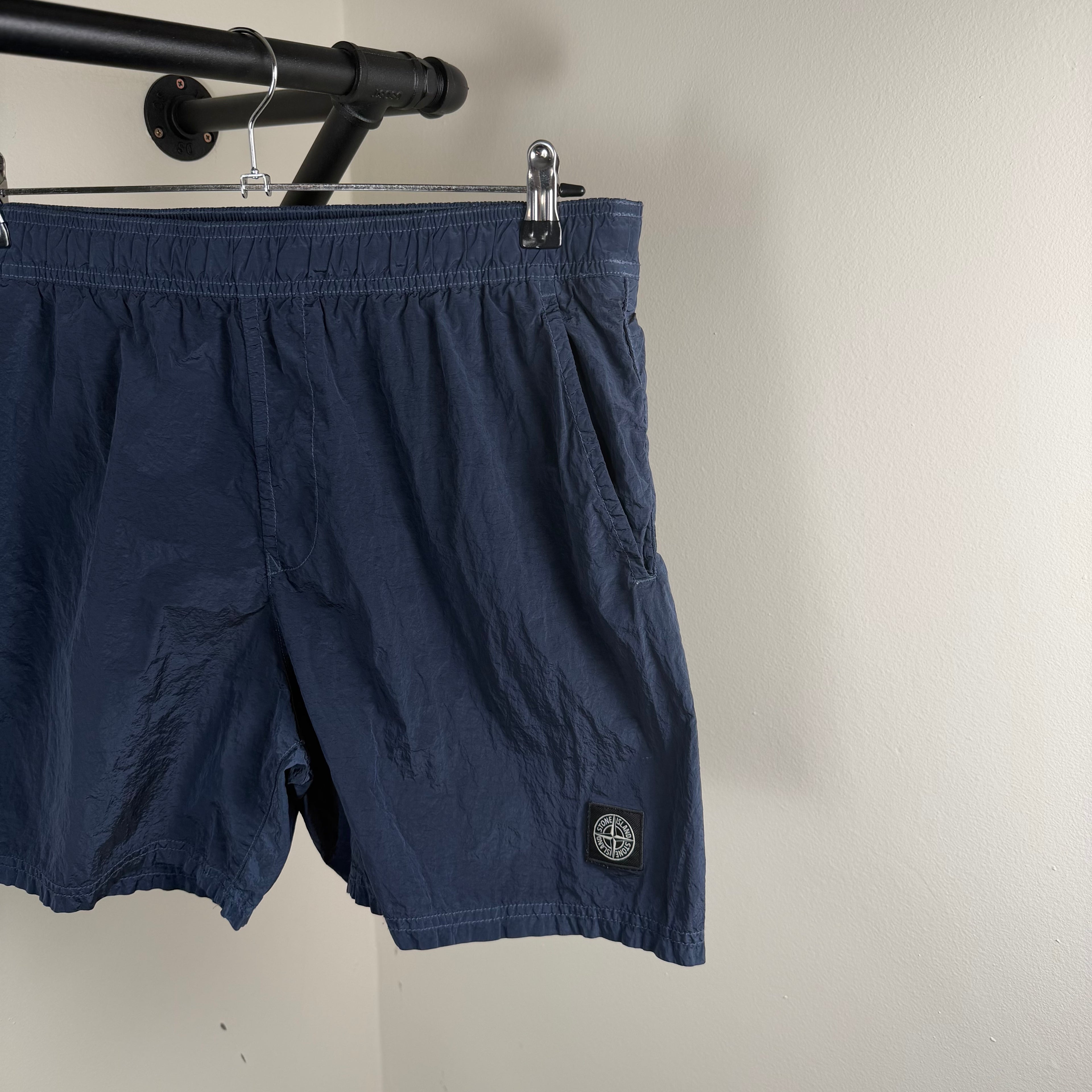 Stone Island Nylon Compass Swimming Shorts - Large