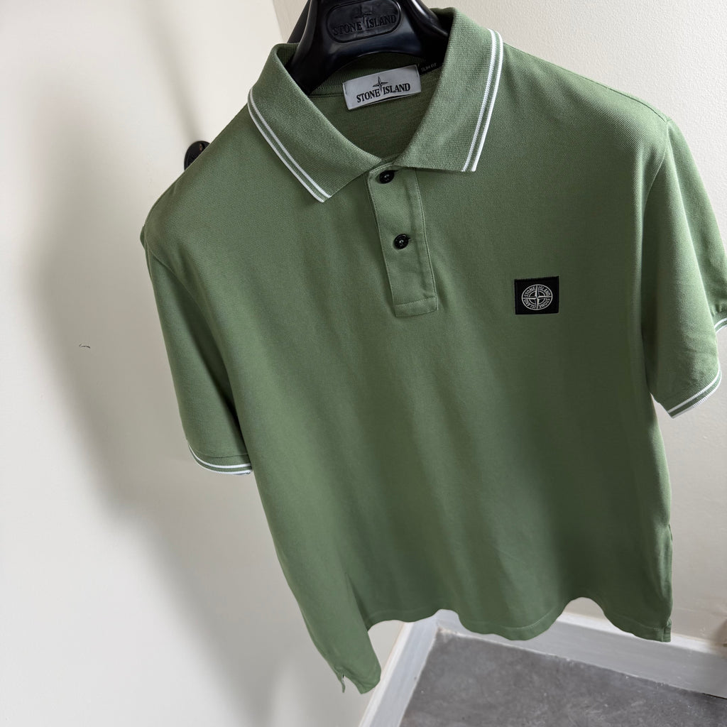 Stone Island Green Polo Shirt - XL Slim 22’’