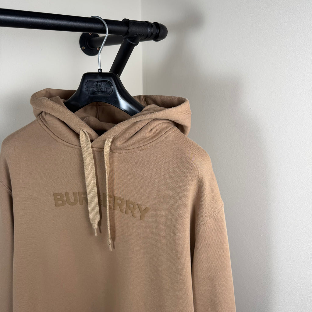 Burberry Biege Spellout Hoodie - XXL 26.5’’