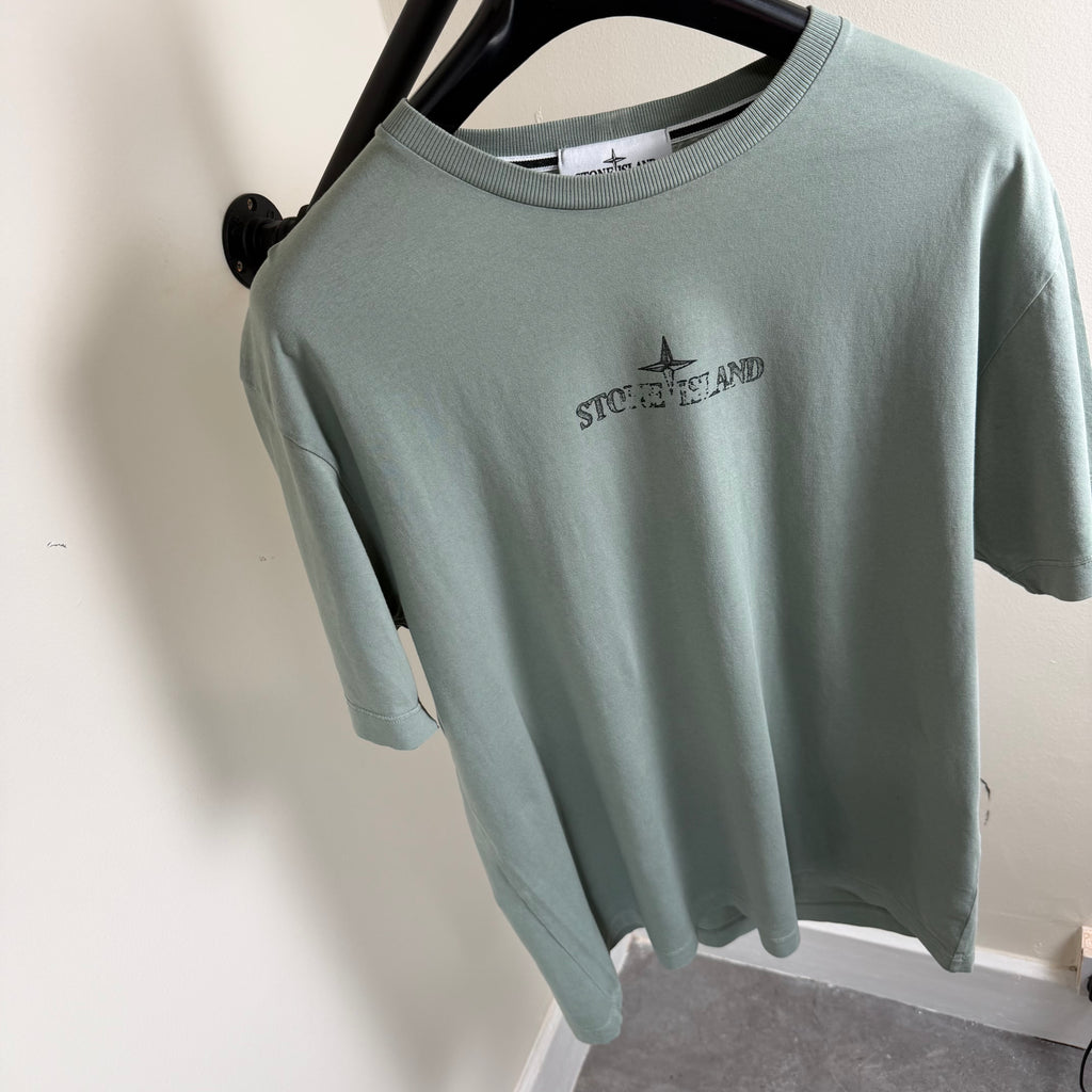 Stone Island Green Graphic T-Shirt - XL Slim 22’’