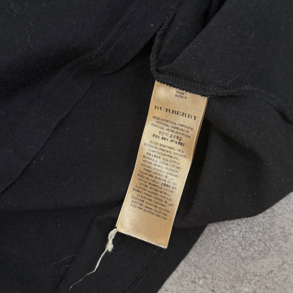 Burberry Spellout Black T-Shirt - Large 22’’