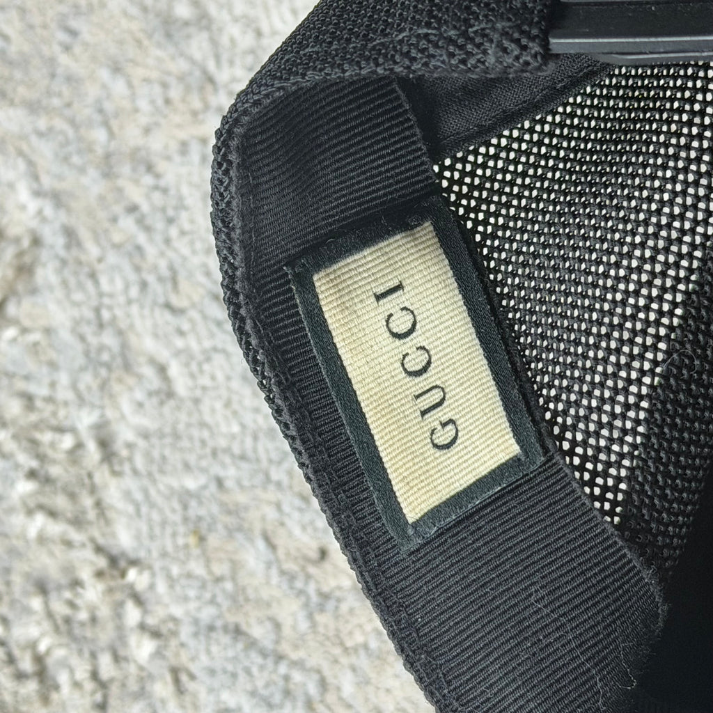 Gucci Black GG Baseball Cap - XXL (61cm)