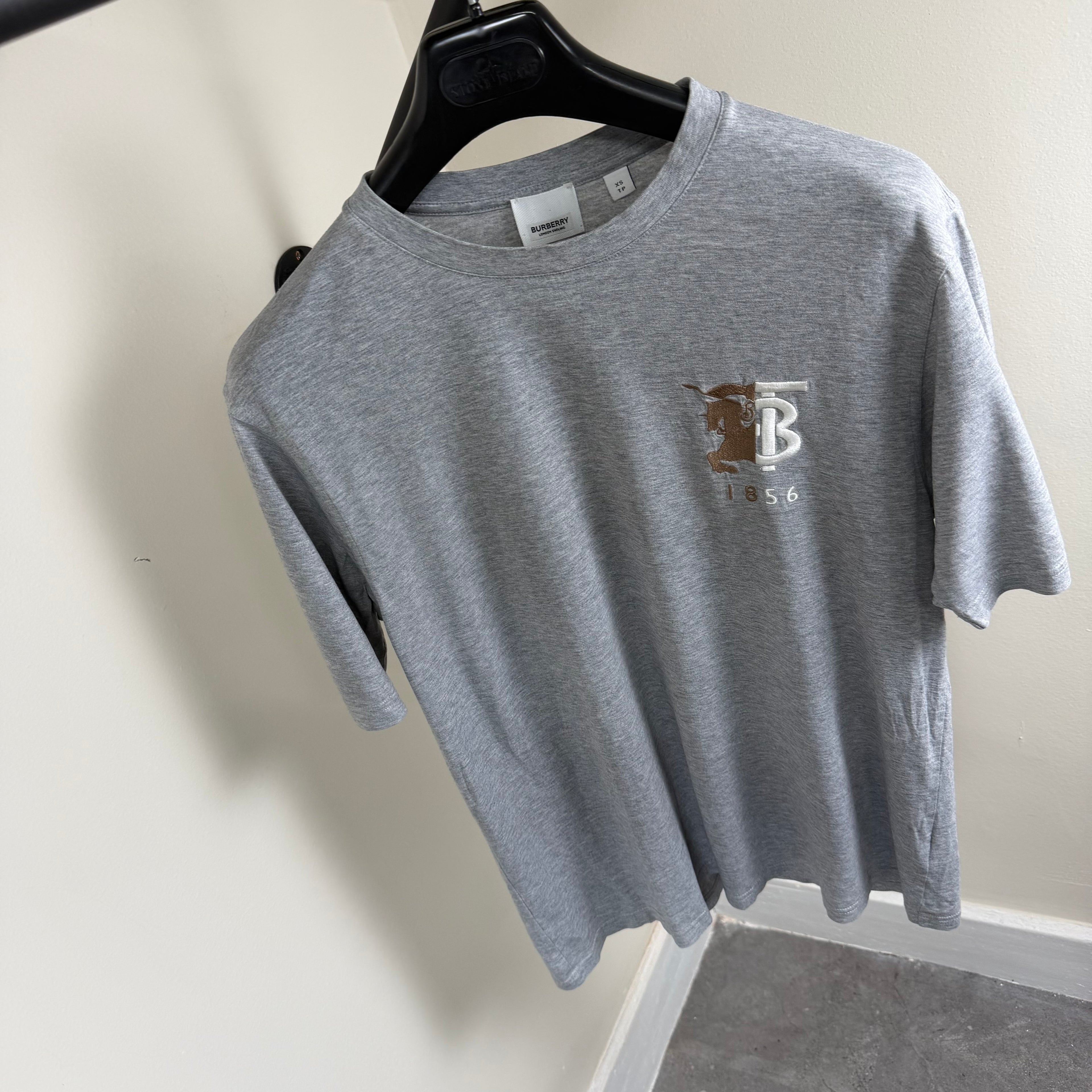 Burberry Grey TB T-Shirt - Small 19’’