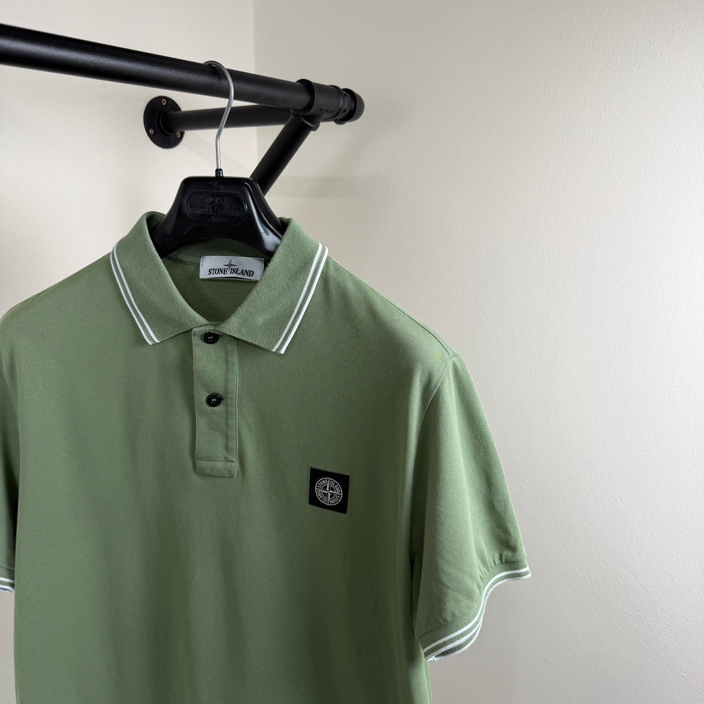 Stone Island Green Polo Shirt - XL Slim 22’’