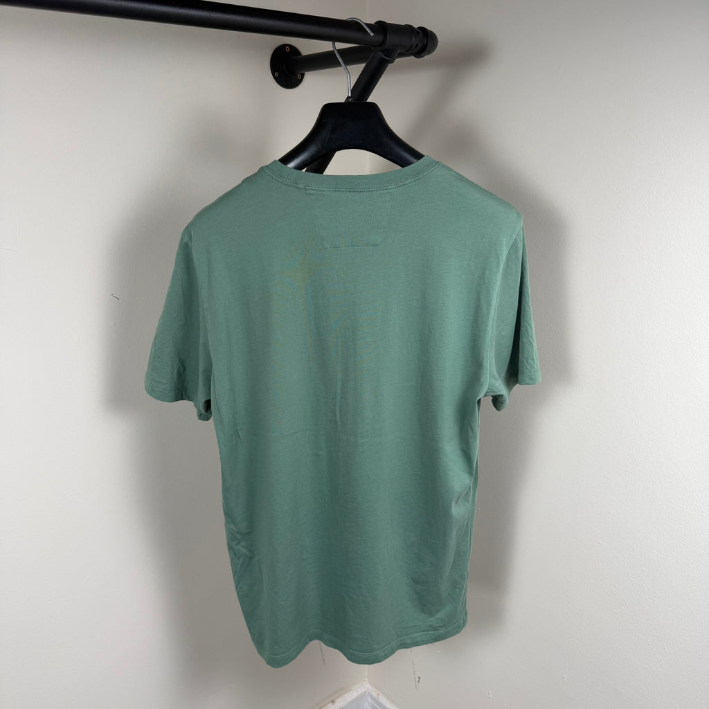 C.P Company Green Graphic T-Shirt - Medium 19.5’’
