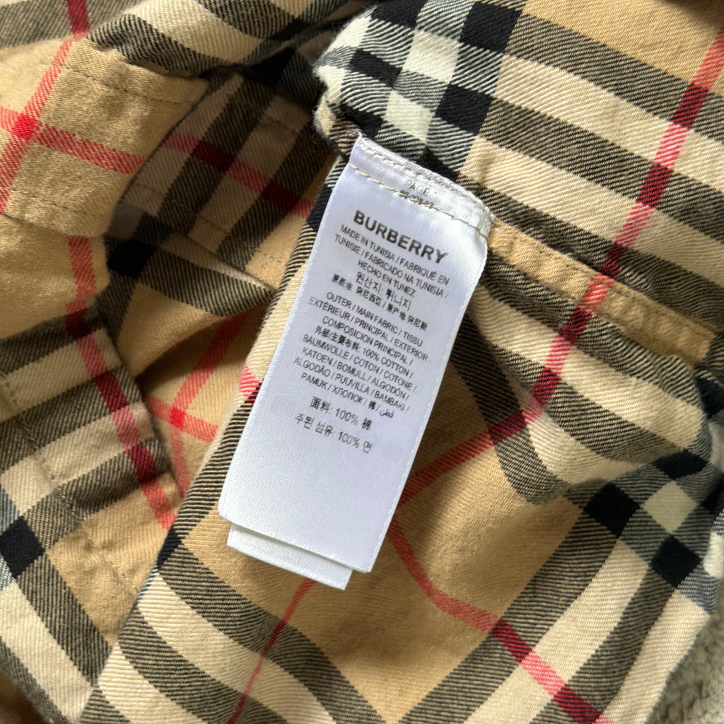 Burberry Nova Check Button Up Shirt - Medium 21.5’’