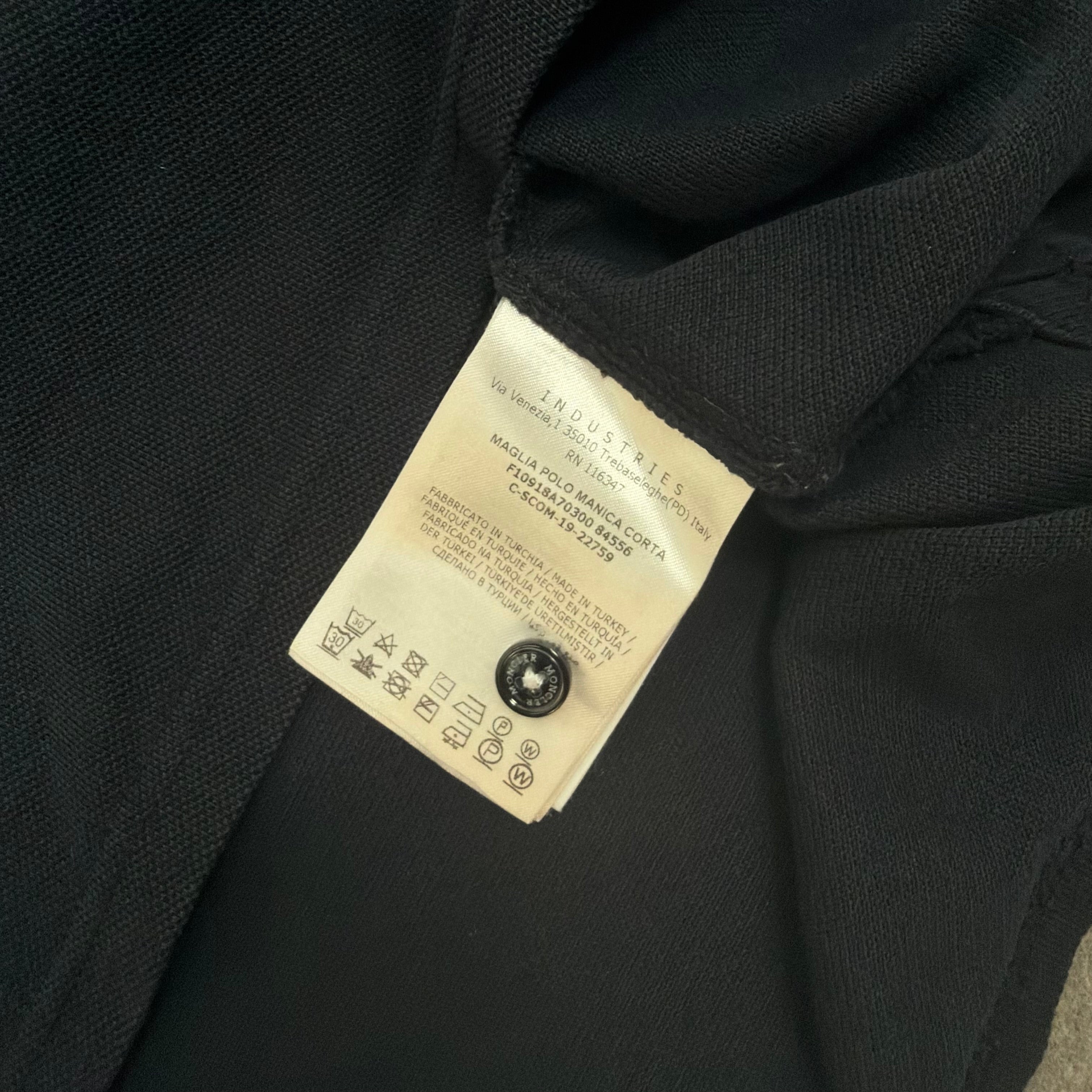 Moncler Navy Polo Shirt - Small 18.5’’