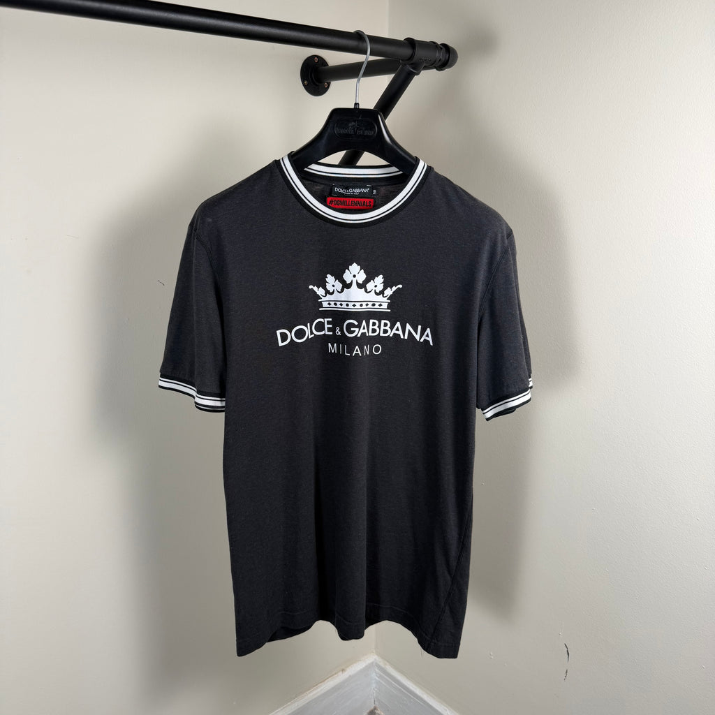Dolce & Gabbana Grey T-Shirt - Large 20.5’’