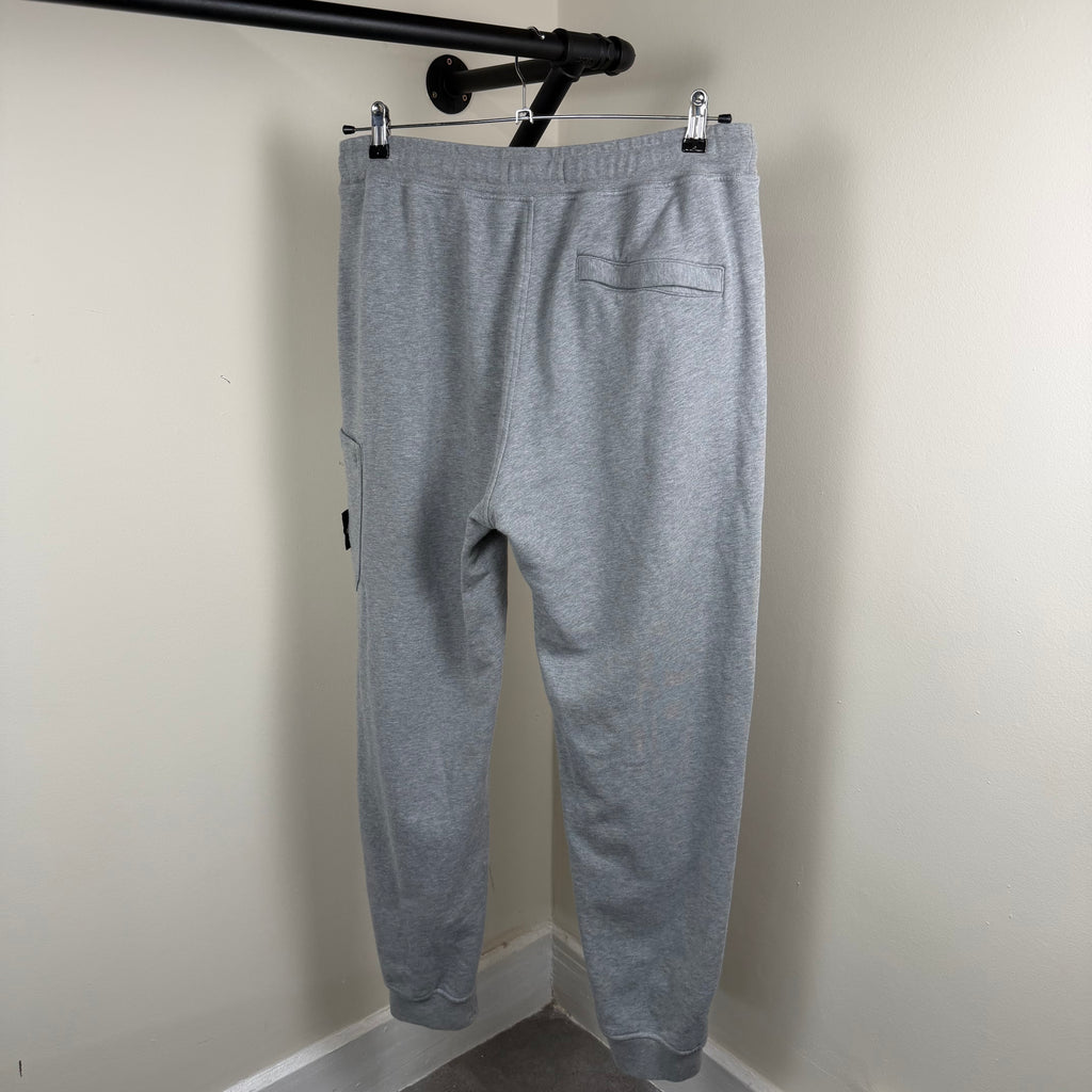 Stone Island Grey Cotten Joggers - Large
