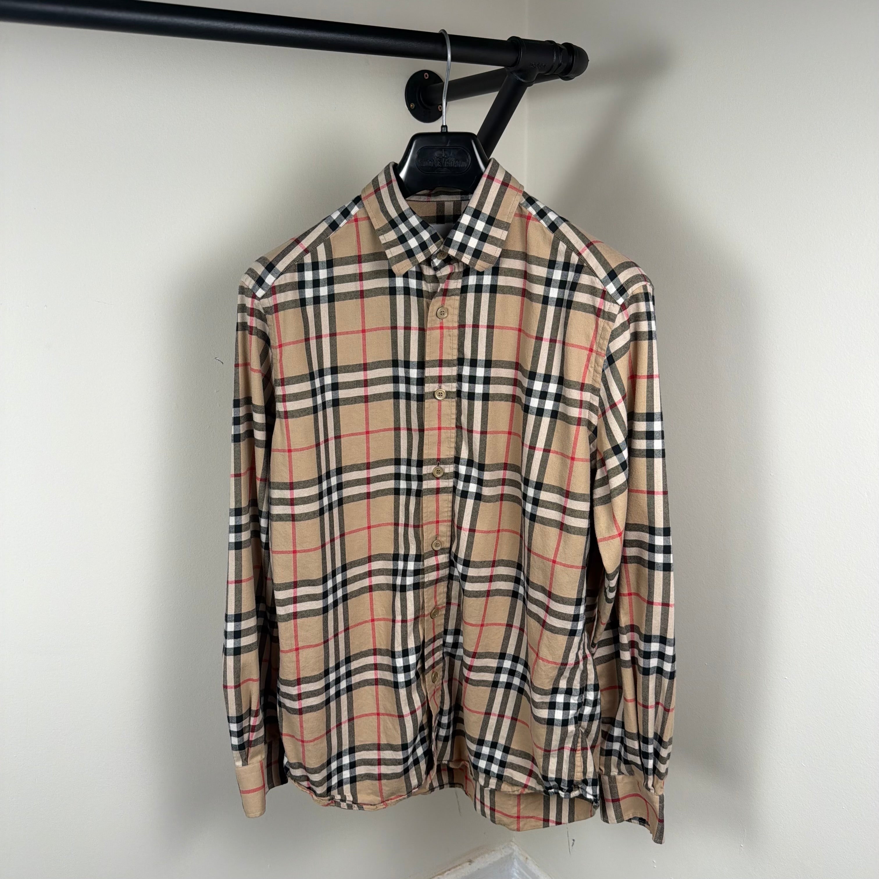 Burberry Nova Check Button Up Shirt - Medium 21.5’’
