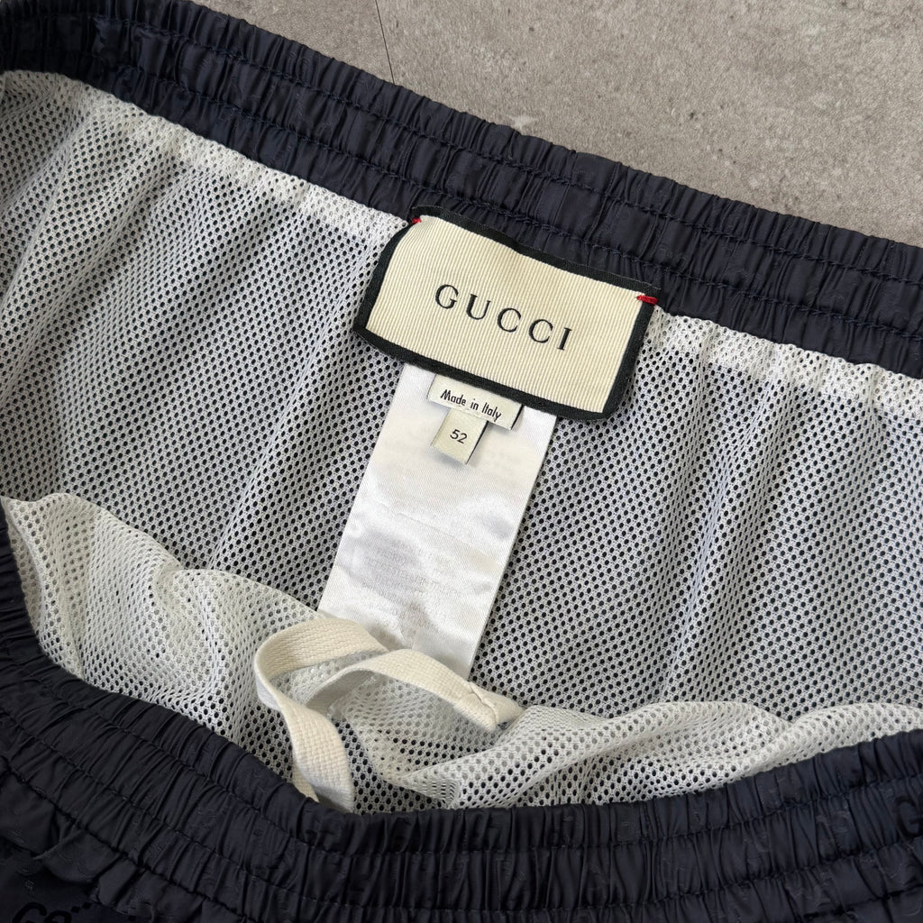 Gucci Monogram Navy Swimming Shorts - 52 (XL)