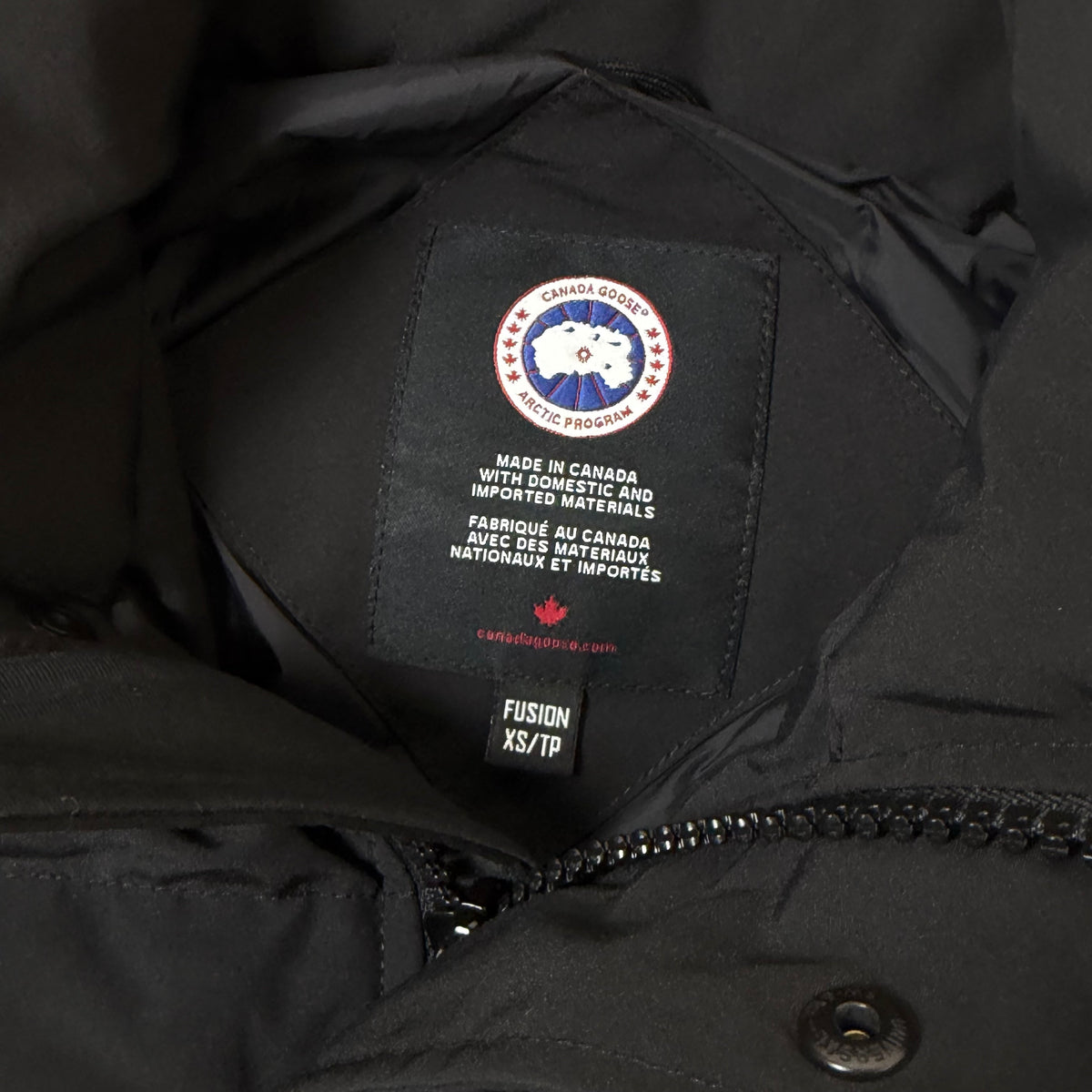 Canada Goose Wyndham Parka Black - XS Fusion 18.5’’