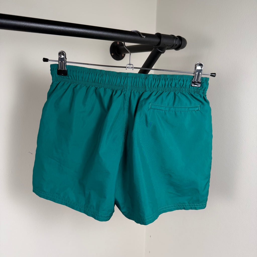 Givenchy Paris Teal Blue Swimming Shorts - Small (30W)