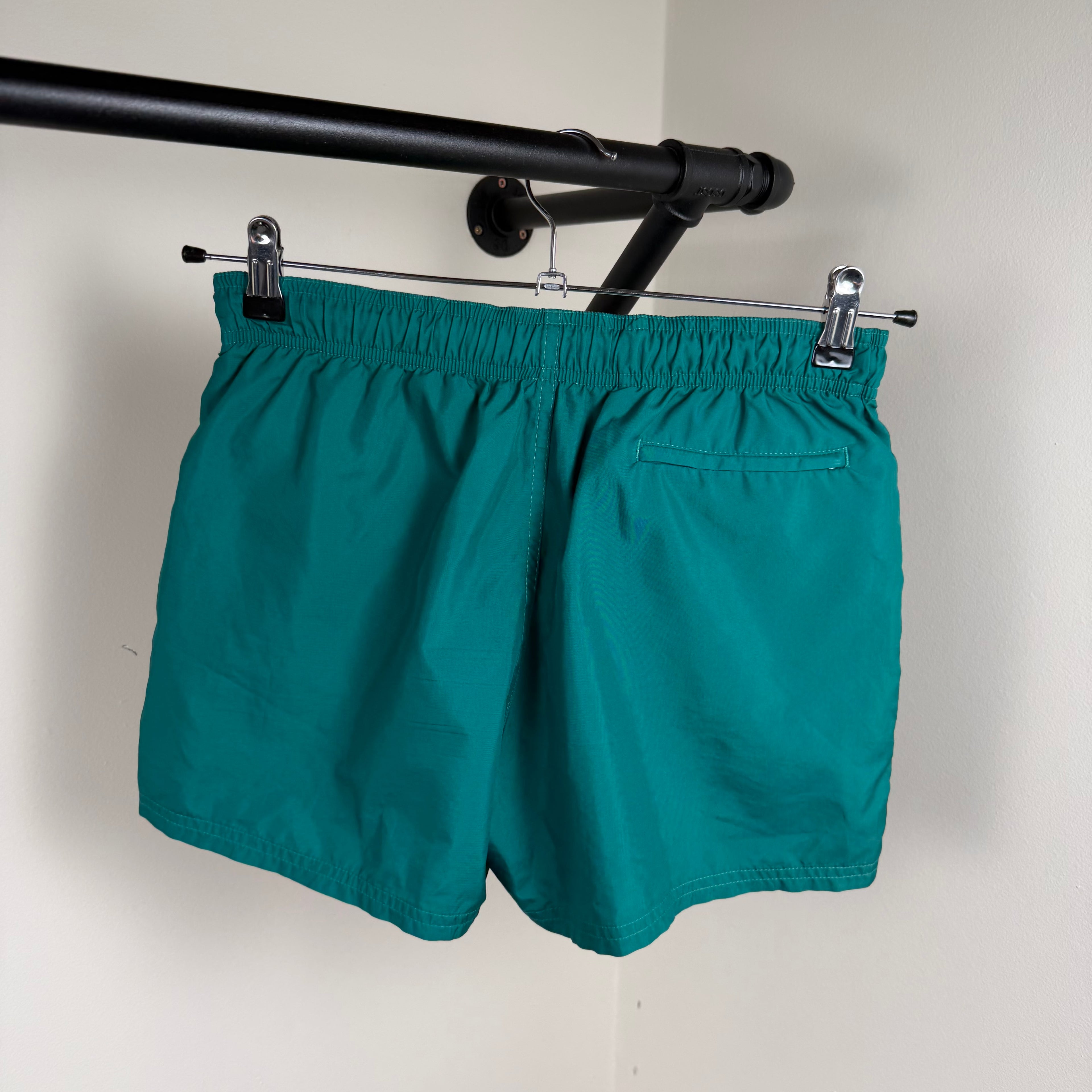 Givenchy Paris Teal Blue Swimming Shorts - Small (30W)