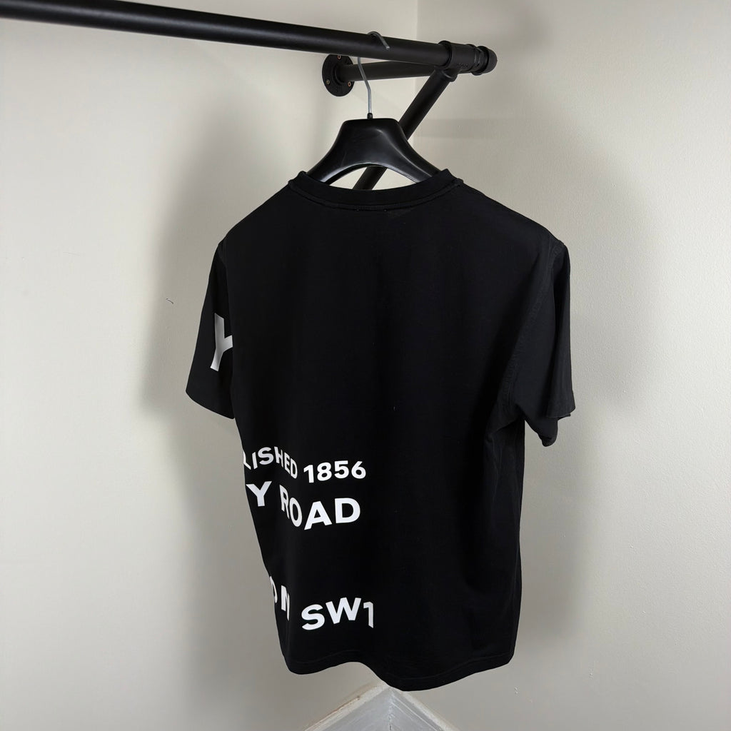Burberry Horseferry Black Print T-Shirt -  Medium 21.5’’